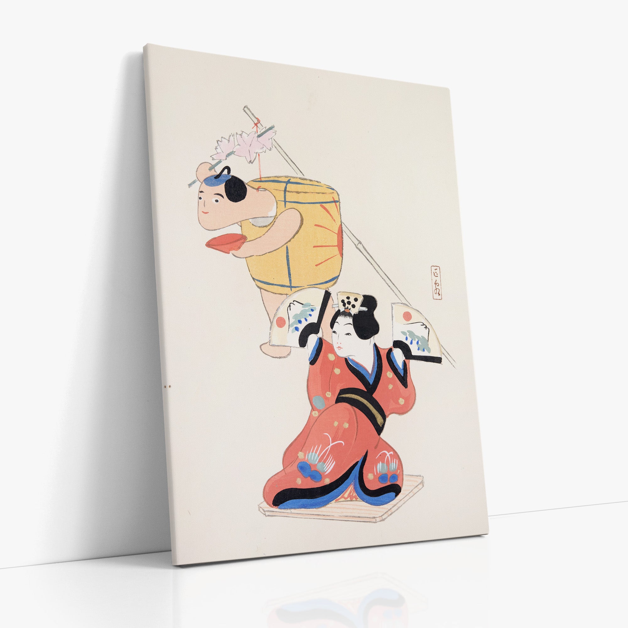 Kyosen's Collected Illustrations of Japanese Toys Nr. 10 ("Festival Dancers")