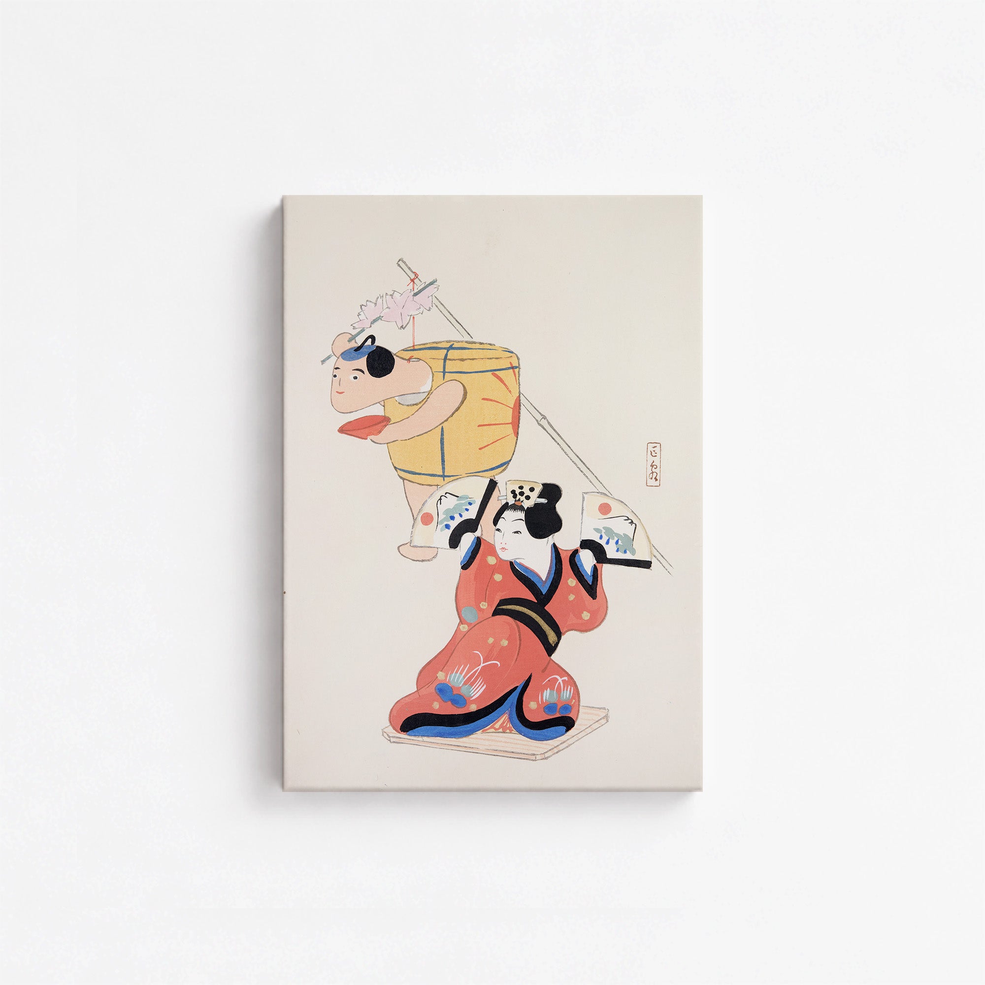 Kyosen's Collected Illustrations of Japanese Toys Nr. 10 ("Festival Dancers")