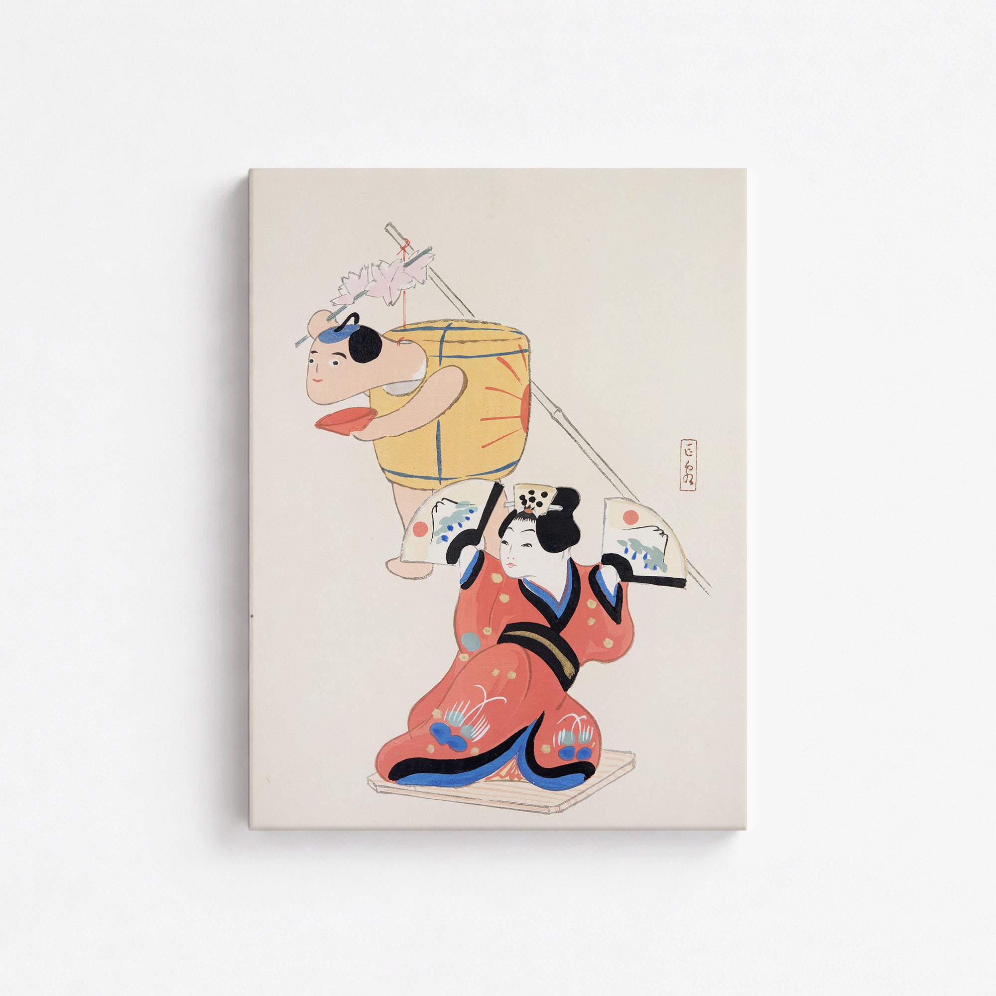 Kyosen's Collected Illustrations of Japanese Toys Nr. 10 ("Festival Dancers")