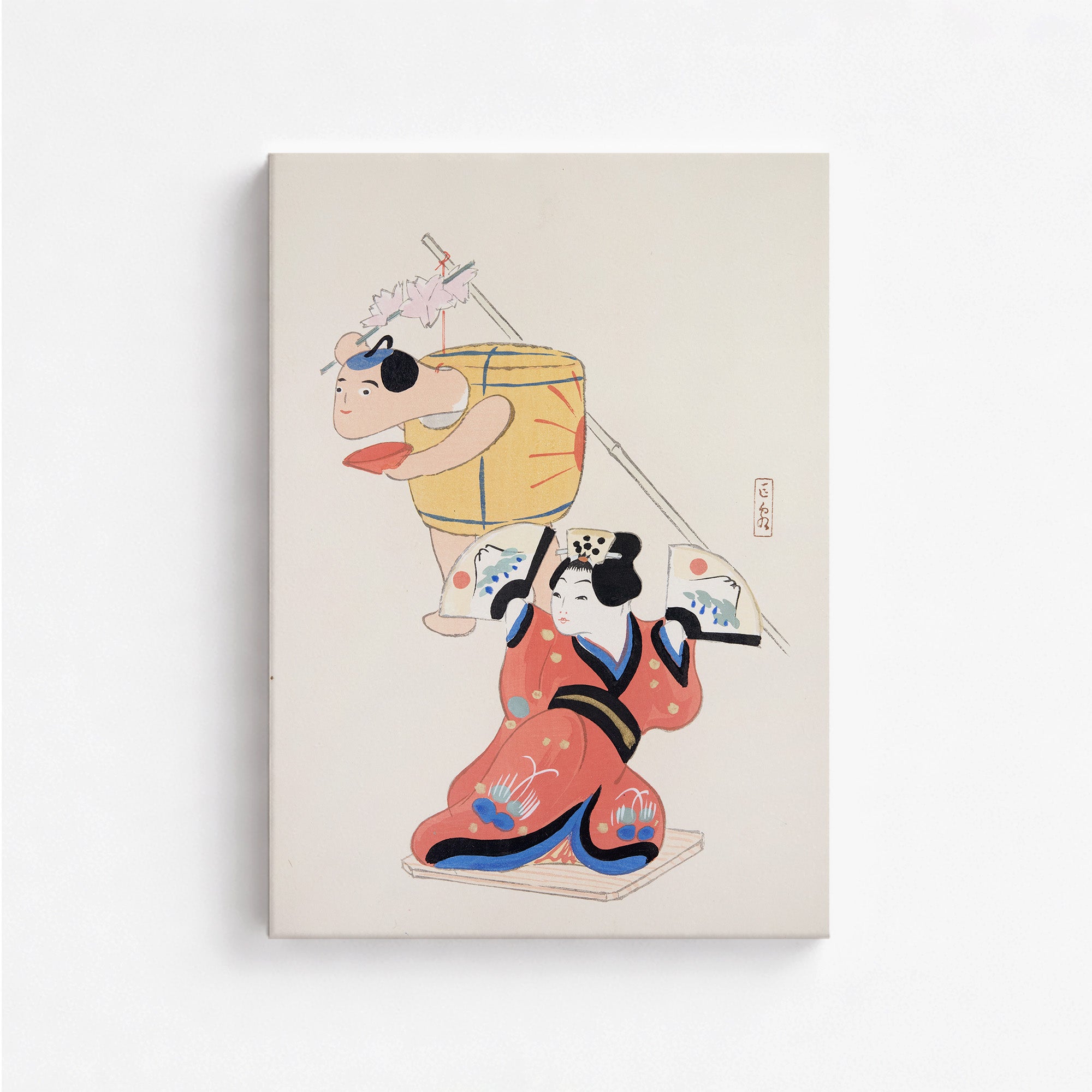 Kyosen's Collected Illustrations of Japanese Toys Nr. 10 ("Festival Dancers")