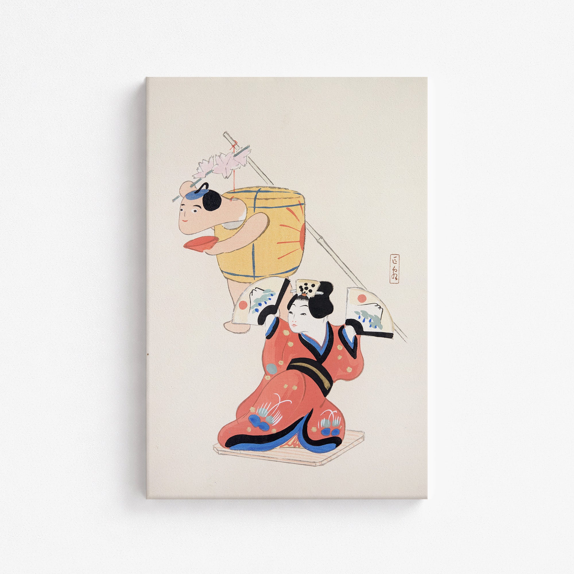 Kyosen's Collected Illustrations of Japanese Toys Nr. 10 ("Festival Dancers")