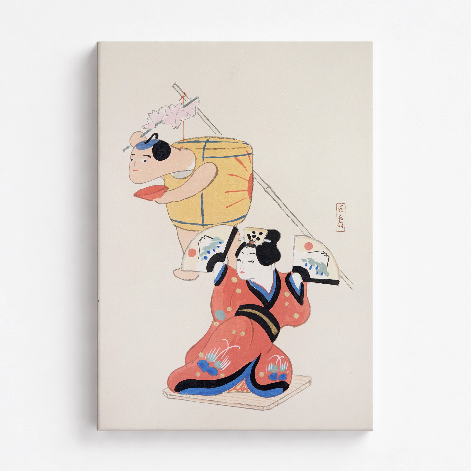 Kyosen's Collected Illustrations of Japanese Toys Nr. 10 ("Festival Dancers")