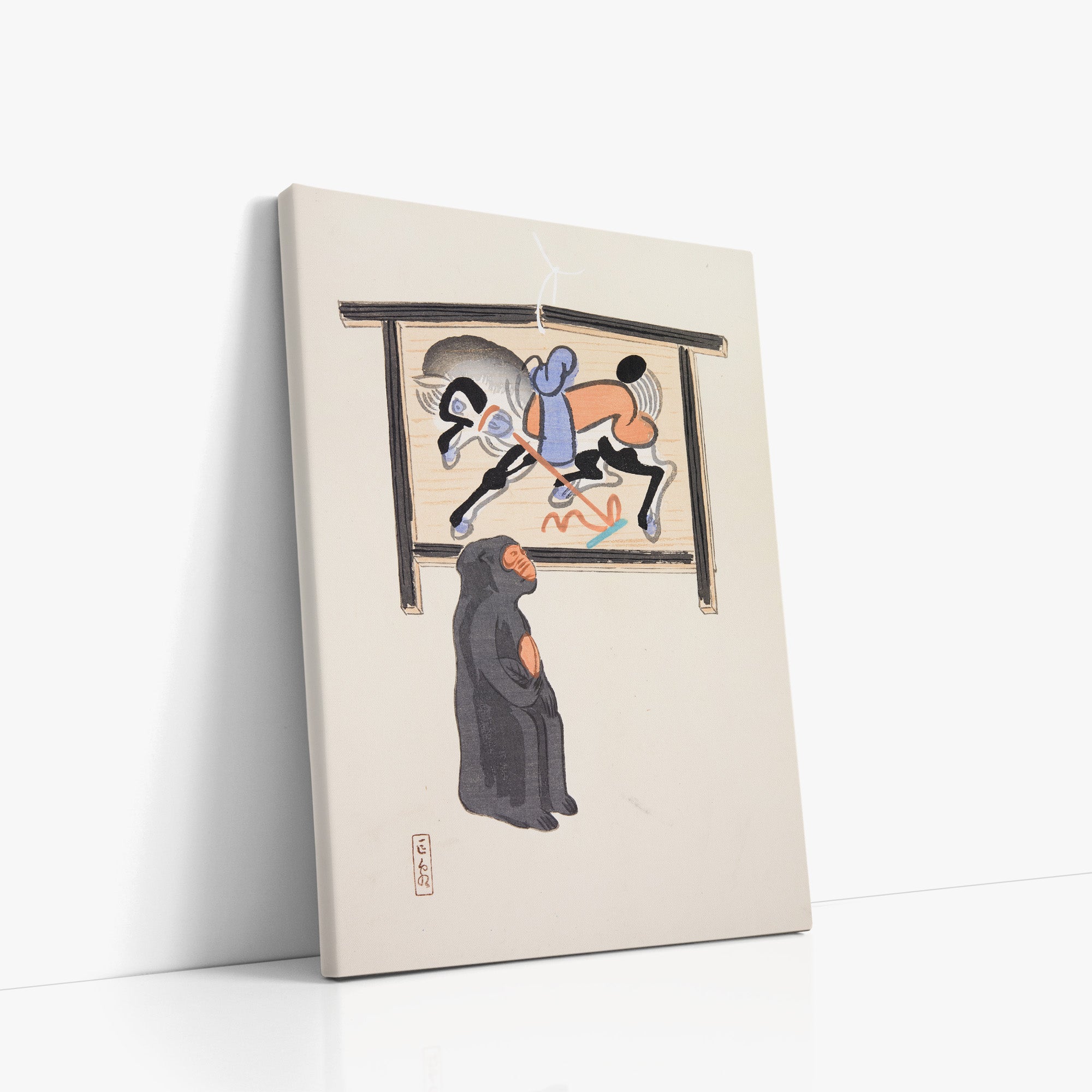 Kyosen’s Collected Illustrations of Japanese Toys Nr. 12 ("Contemplative Monkey")