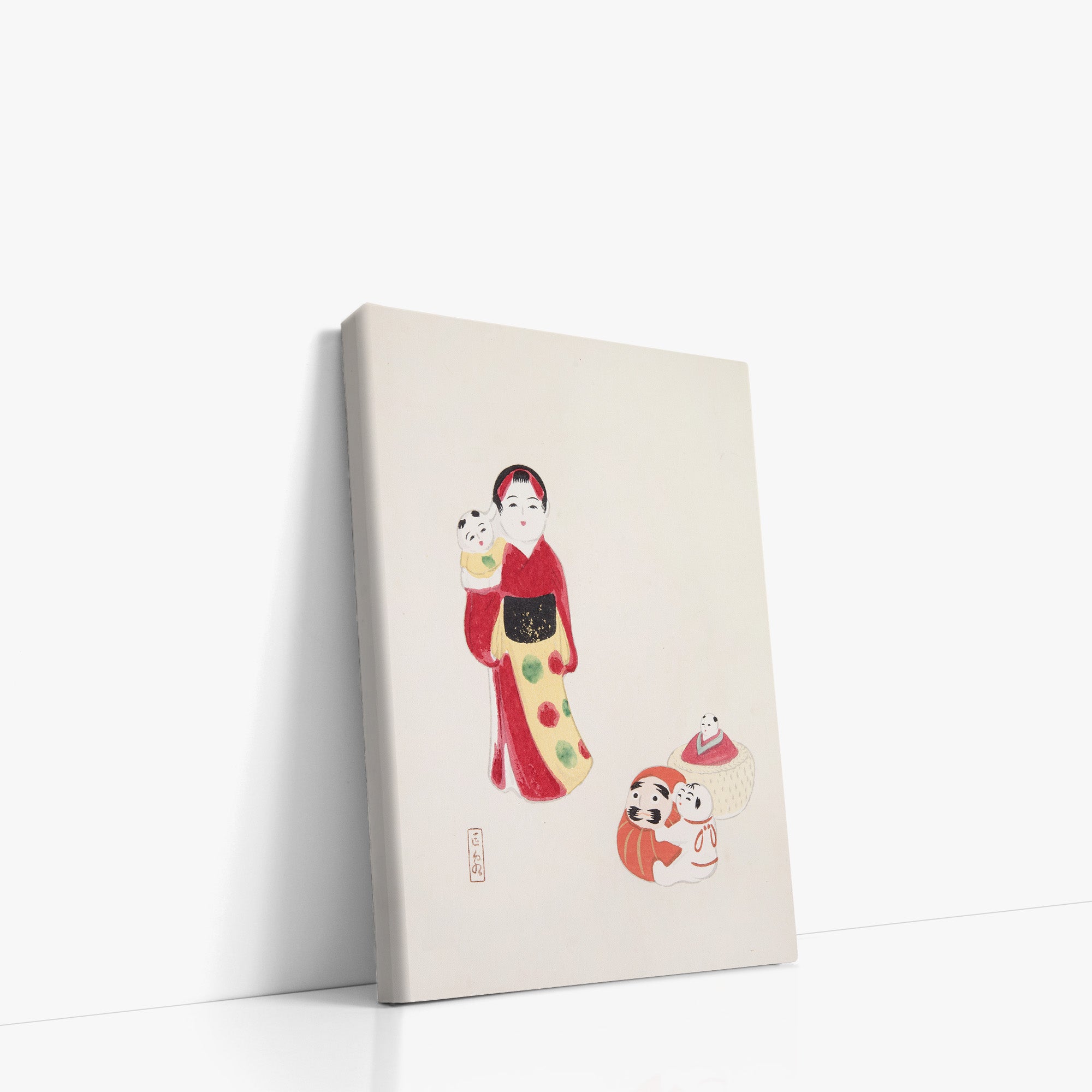 Kyosen's Collected Illustrations of Japanese Toys Nr. 14 ("Guardian of Traditions: Japanese Folk Dolls")