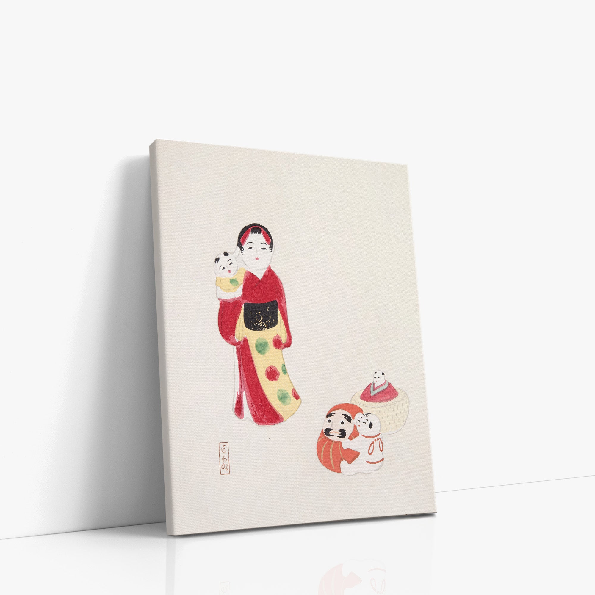 Kyosen's Collected Illustrations of Japanese Toys Nr. 14 ("Guardian of Traditions: Japanese Folk Dolls")