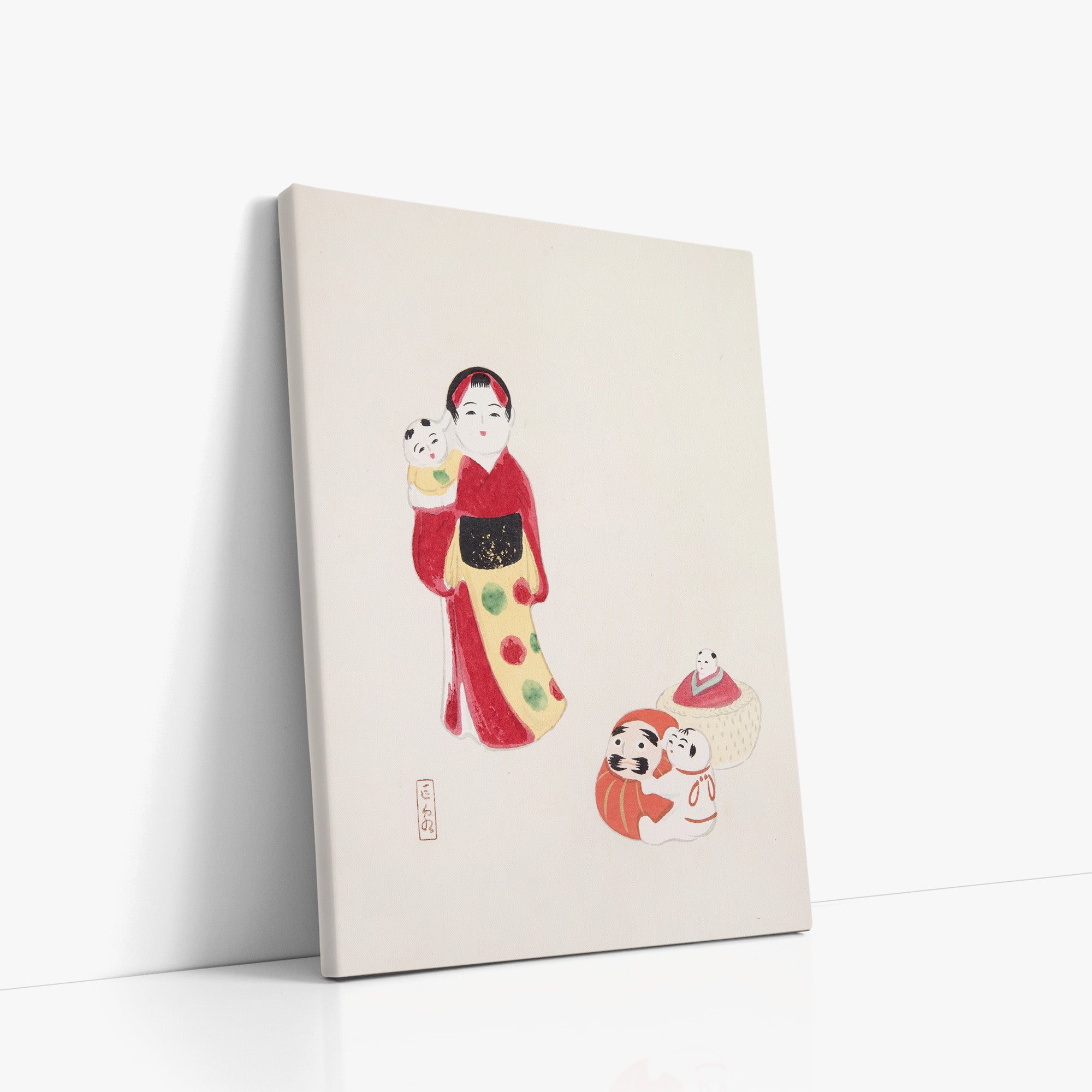 Kyosen's Collected Illustrations of Japanese Toys Nr. 14 ("Guardian of Traditions: Japanese Folk Dolls")
