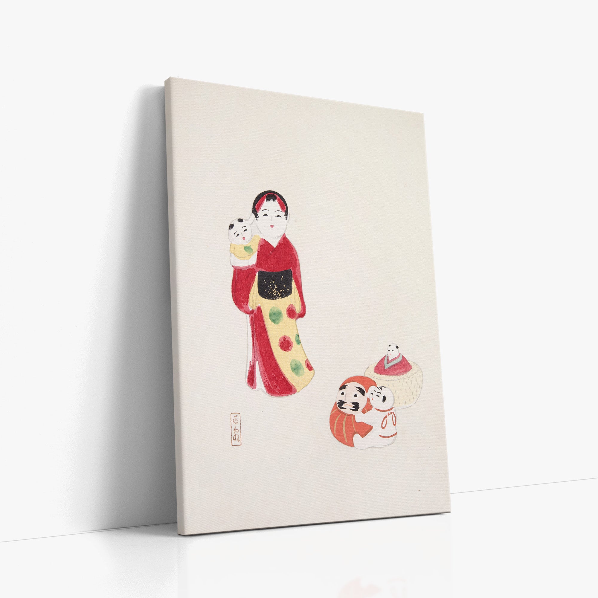 Kyosen's Collected Illustrations of Japanese Toys Nr. 14 ("Guardian of Traditions: Japanese Folk Dolls")
