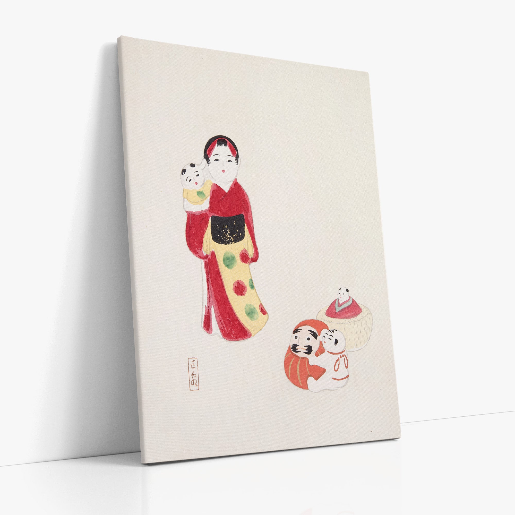 Kyosen's Collected Illustrations of Japanese Toys Nr. 14 ("Guardian of Traditions: Japanese Folk Dolls")