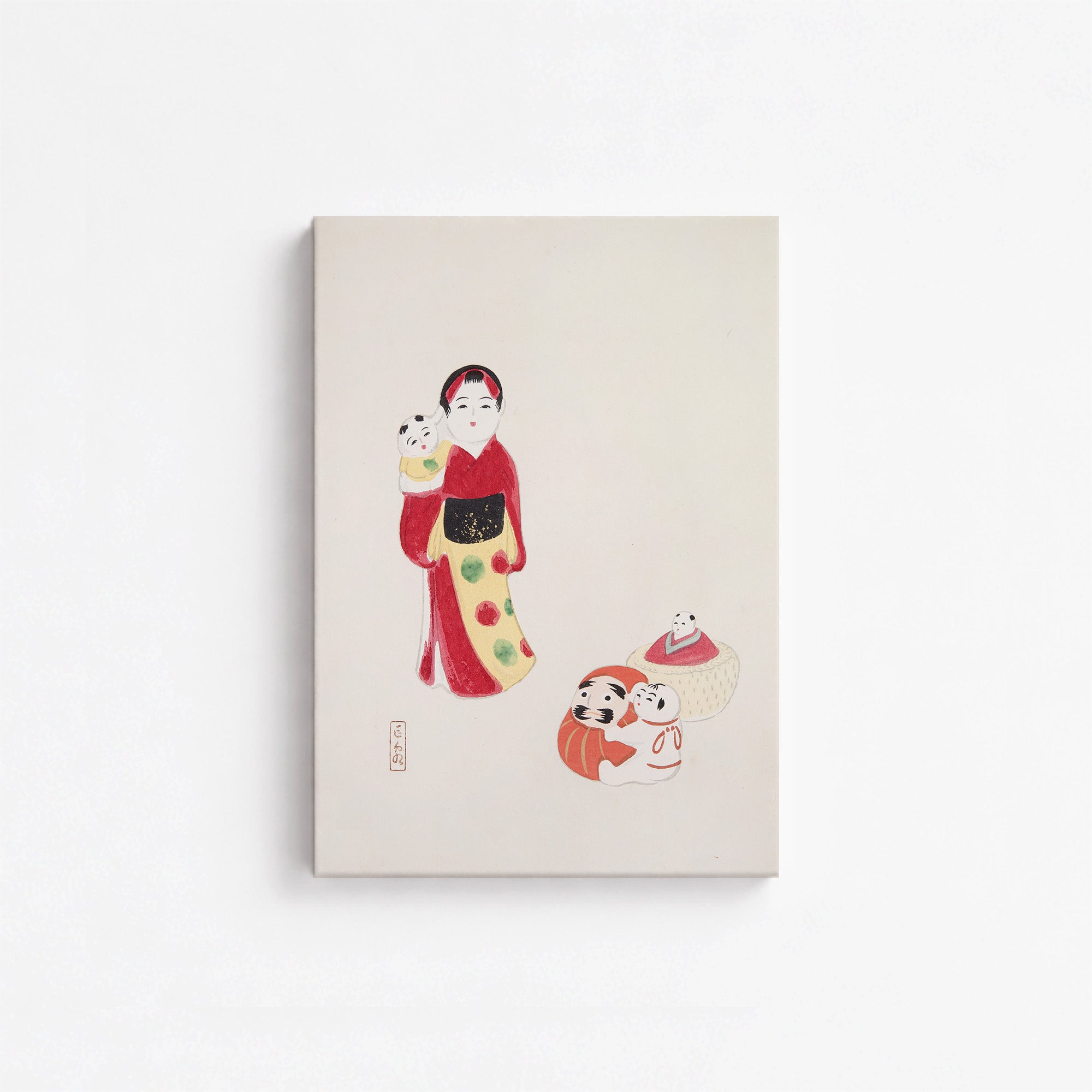 Kyosen's Collected Illustrations of Japanese Toys Nr. 14 ("Guardian of Traditions: Japanese Folk Dolls")