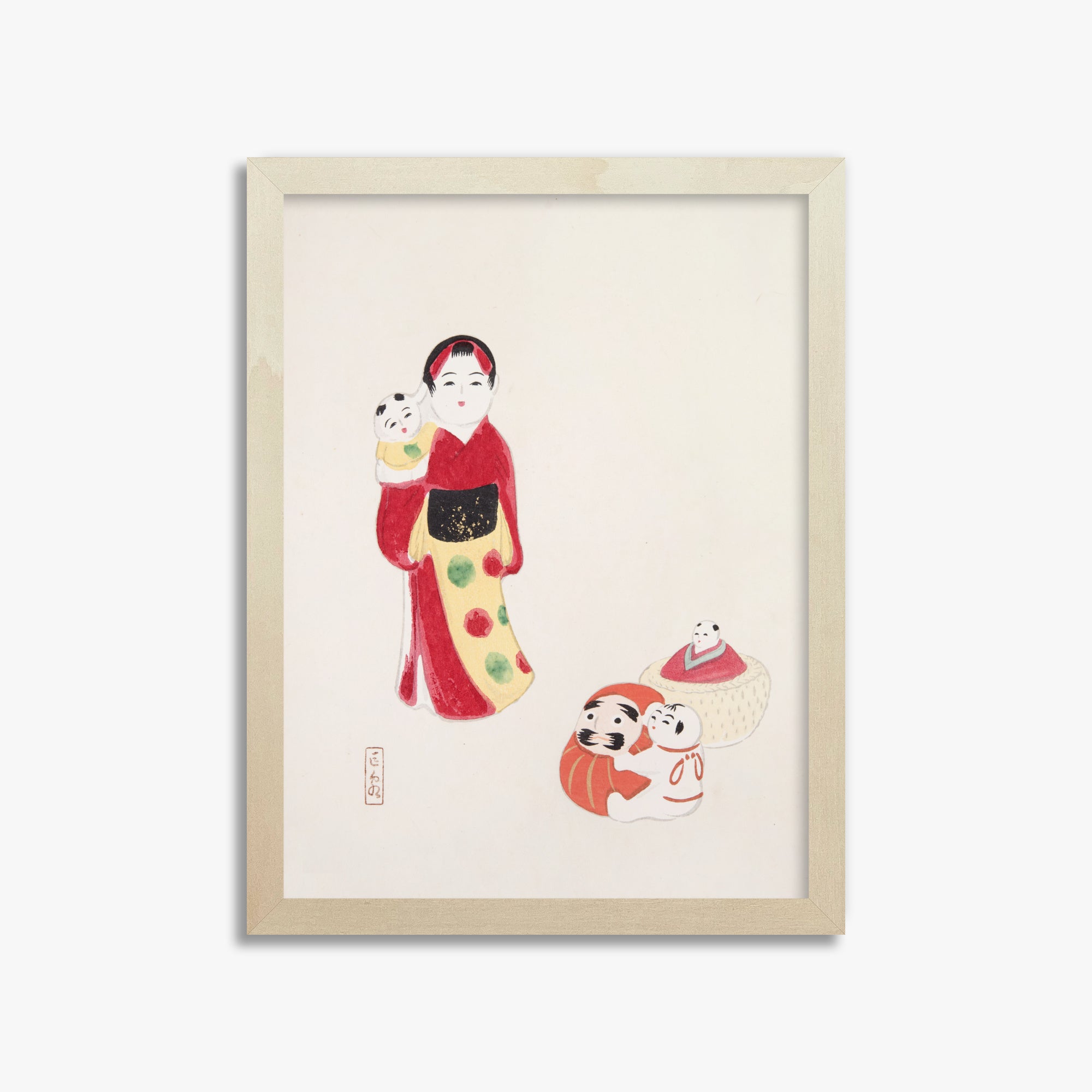 Kyosen's Collected Illustrations of Japanese Toys Nr. 14 ("Guardiano delle tradizioni: bambole popolari giapponesi")