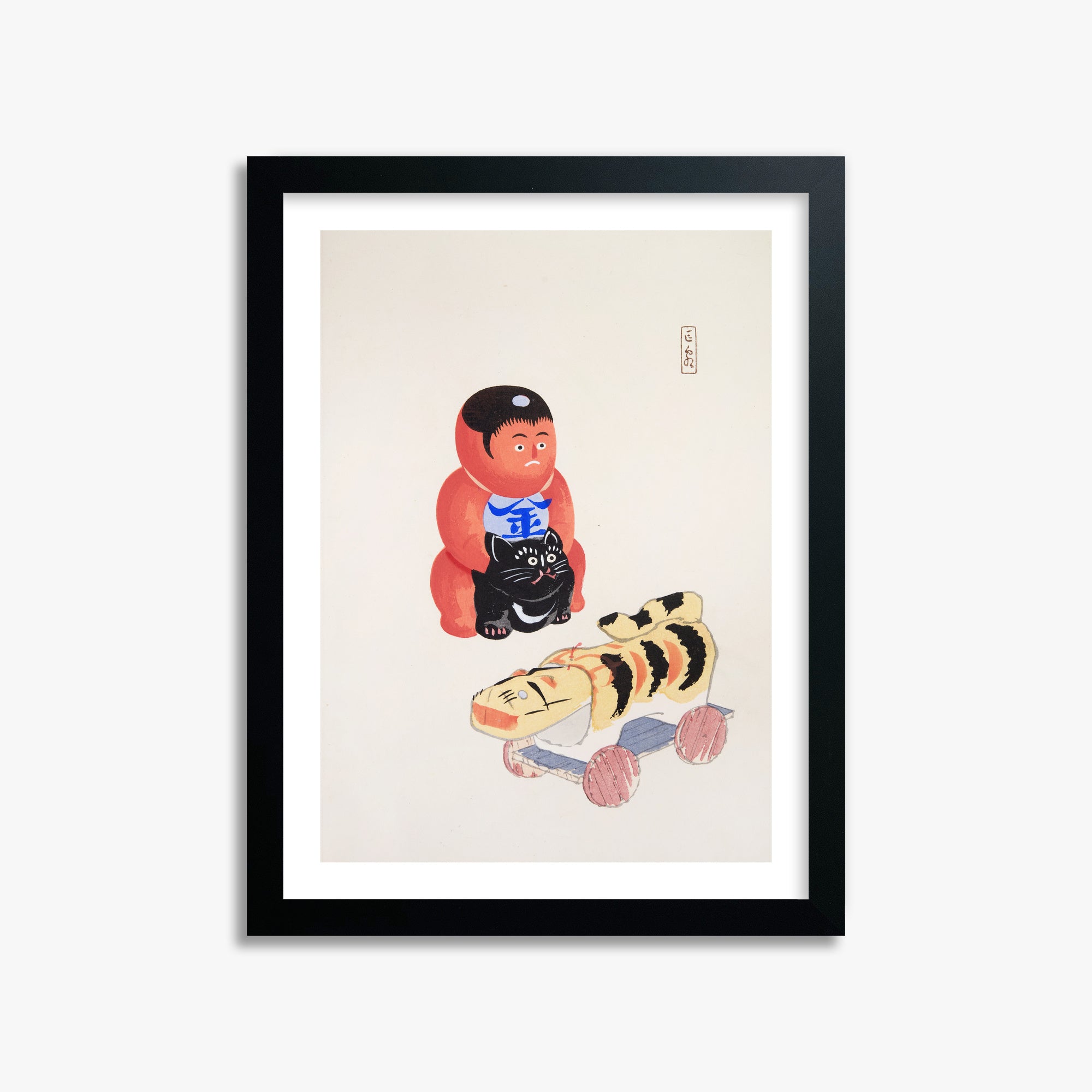 Illustrazioni raccolte di giocattoli giapponesi di Kyosen n. 17 ("Mini Samurai")