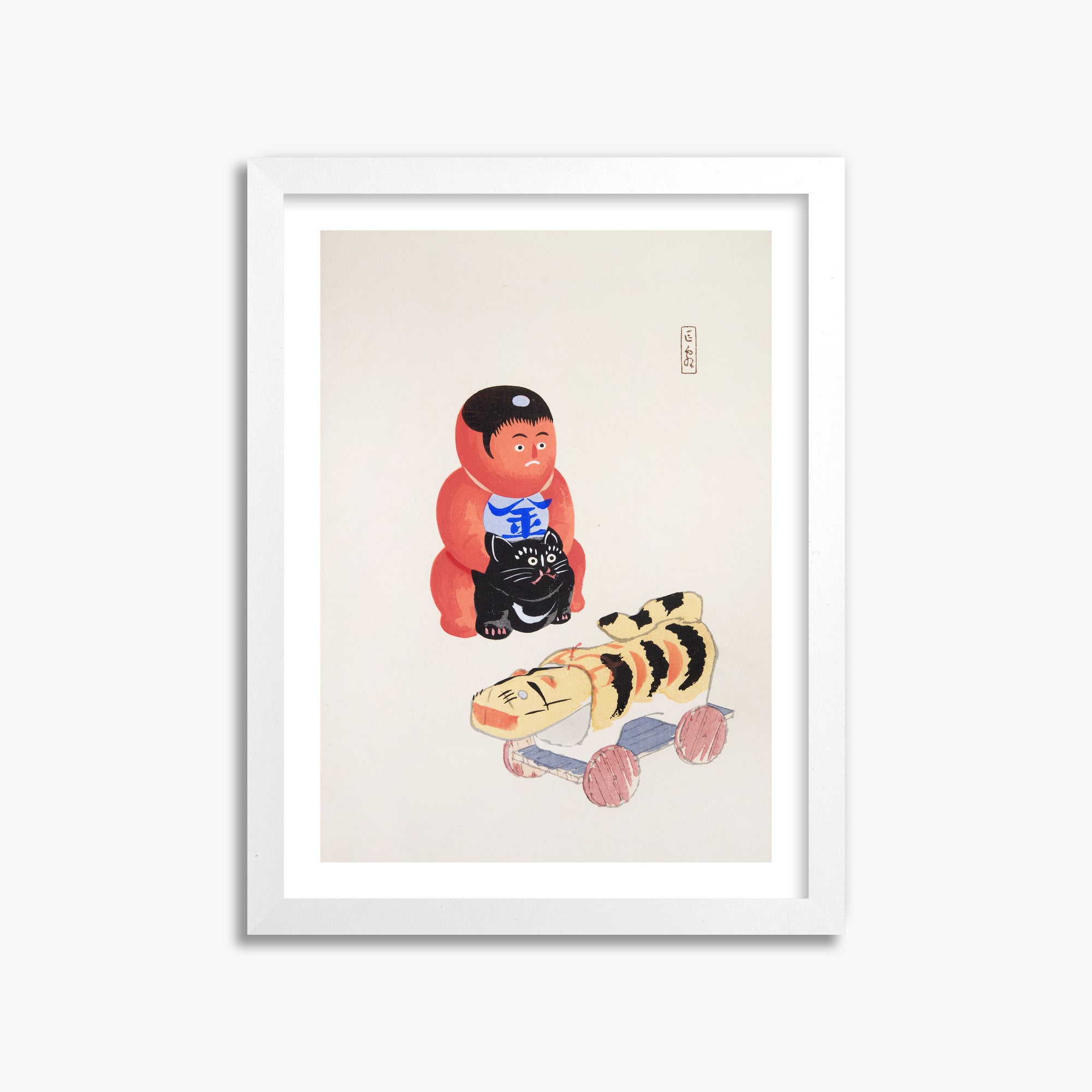Illustrazioni raccolte di giocattoli giapponesi di Kyosen n. 17 ("Mini Samurai")