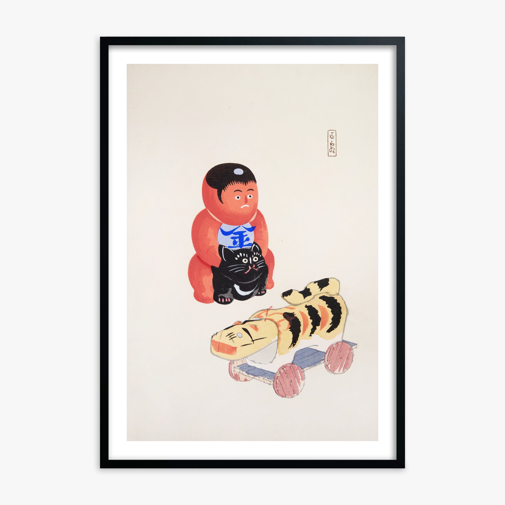 Illustrazioni raccolte di giocattoli giapponesi di Kyosen n. 17 ("Mini Samurai")