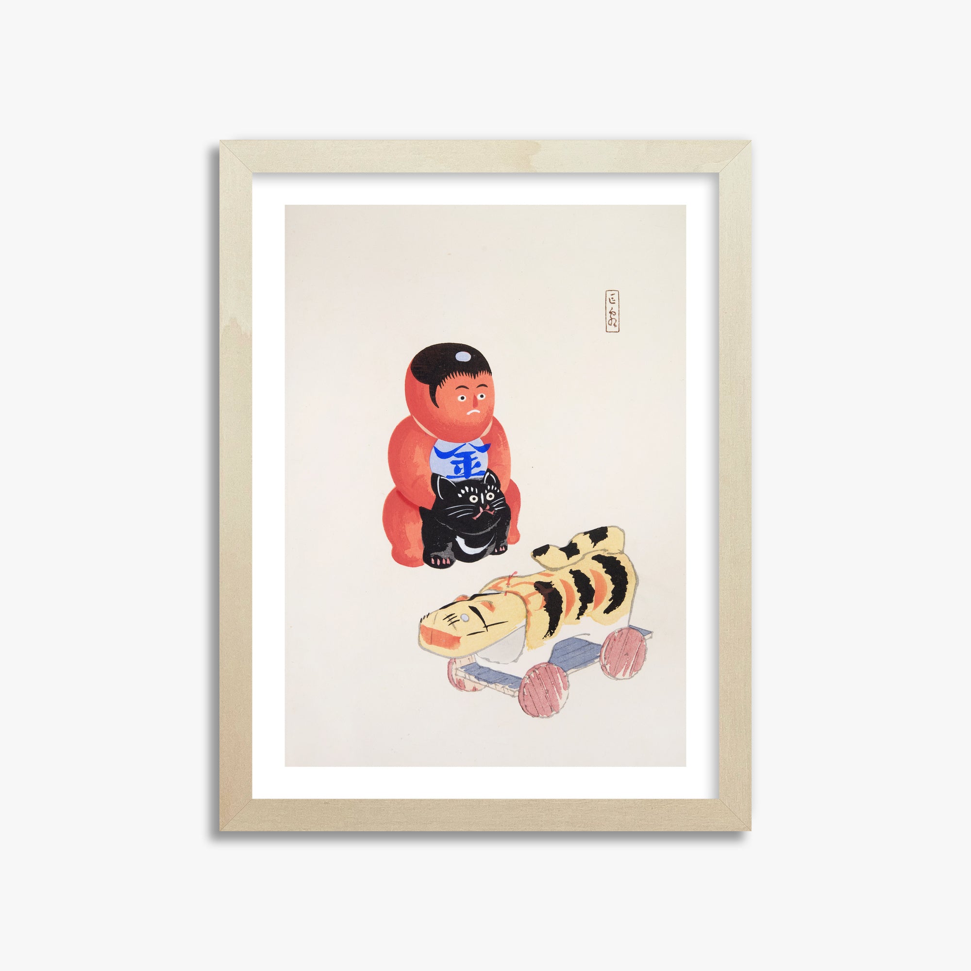 Illustrazioni raccolte di giocattoli giapponesi di Kyosen n. 17 ("Mini Samurai")