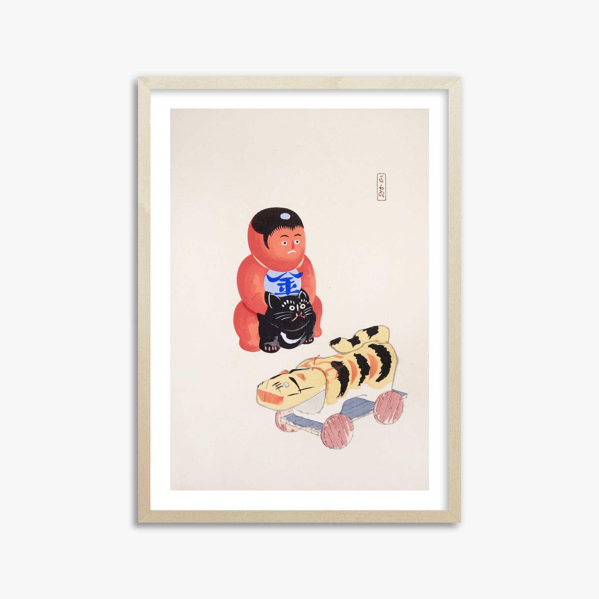 Illustrazioni raccolte di giocattoli giapponesi di Kyosen n. 17 ("Mini Samurai")