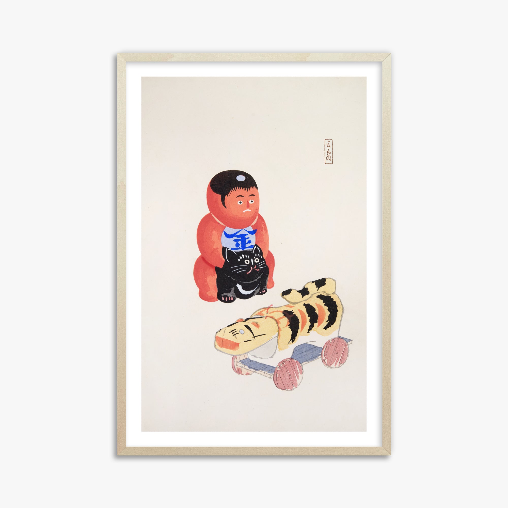 Illustrazioni raccolte di giocattoli giapponesi di Kyosen n. 17 ("Mini Samurai")