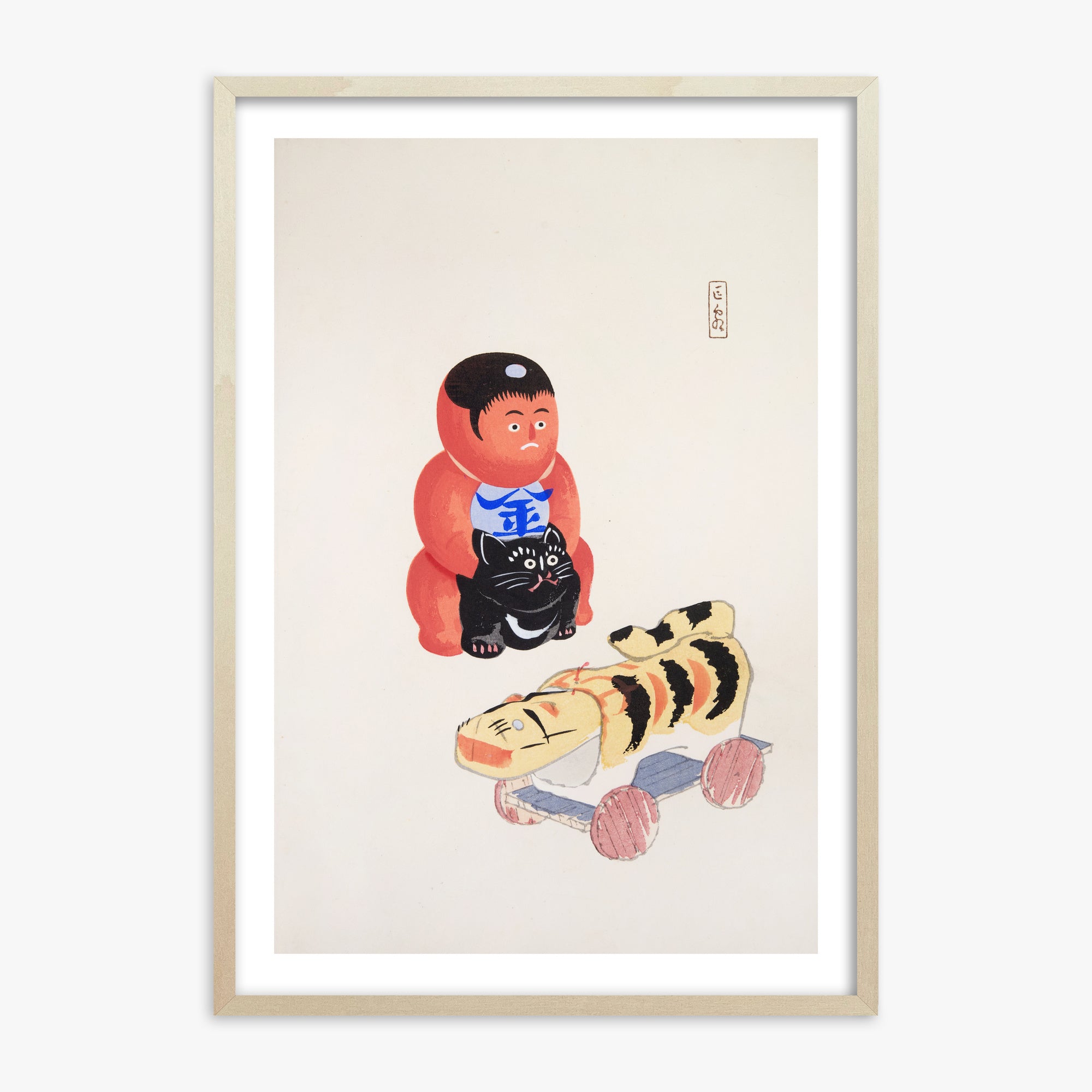 Illustrazioni raccolte di giocattoli giapponesi di Kyosen n. 17 ("Mini Samurai")