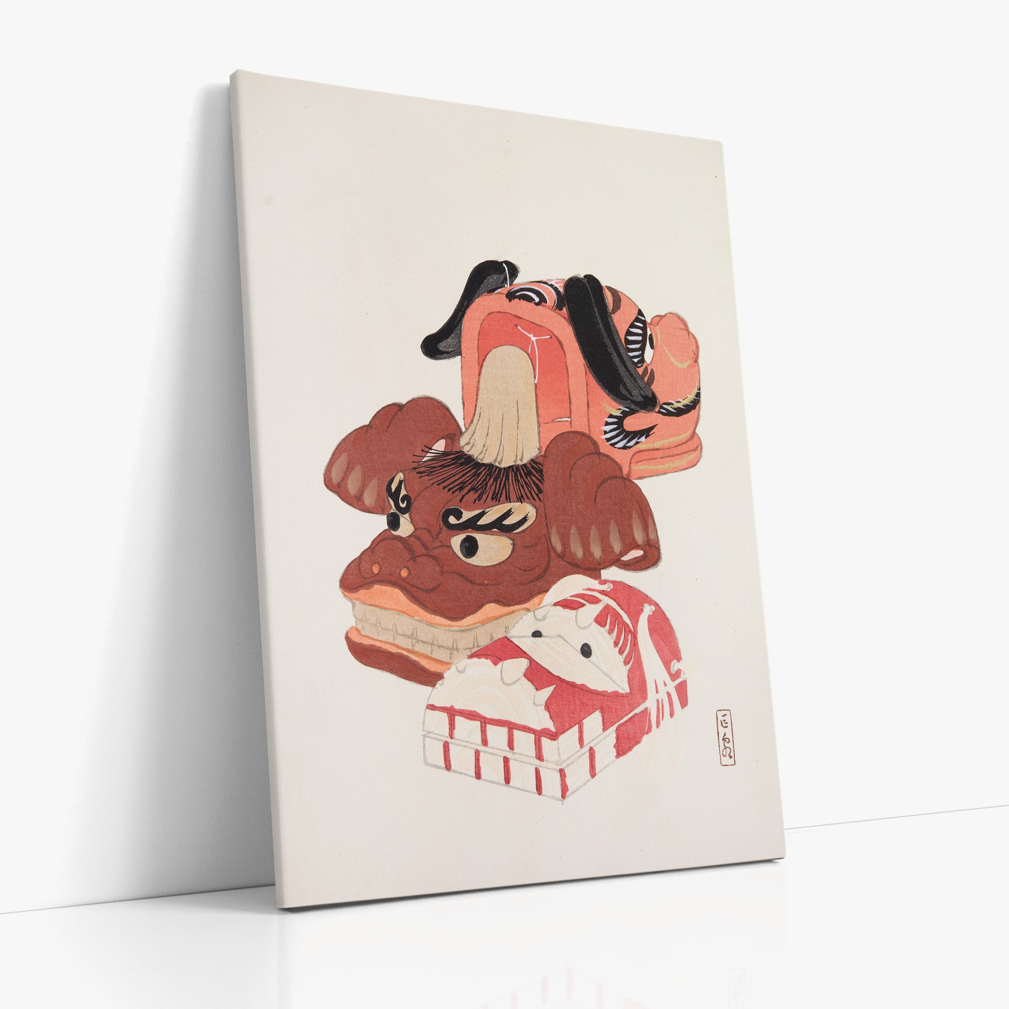 Kyosen’s Collected Illustrations of Japanese Toys Nr. 18 ("Ancient Spirit Guardians")