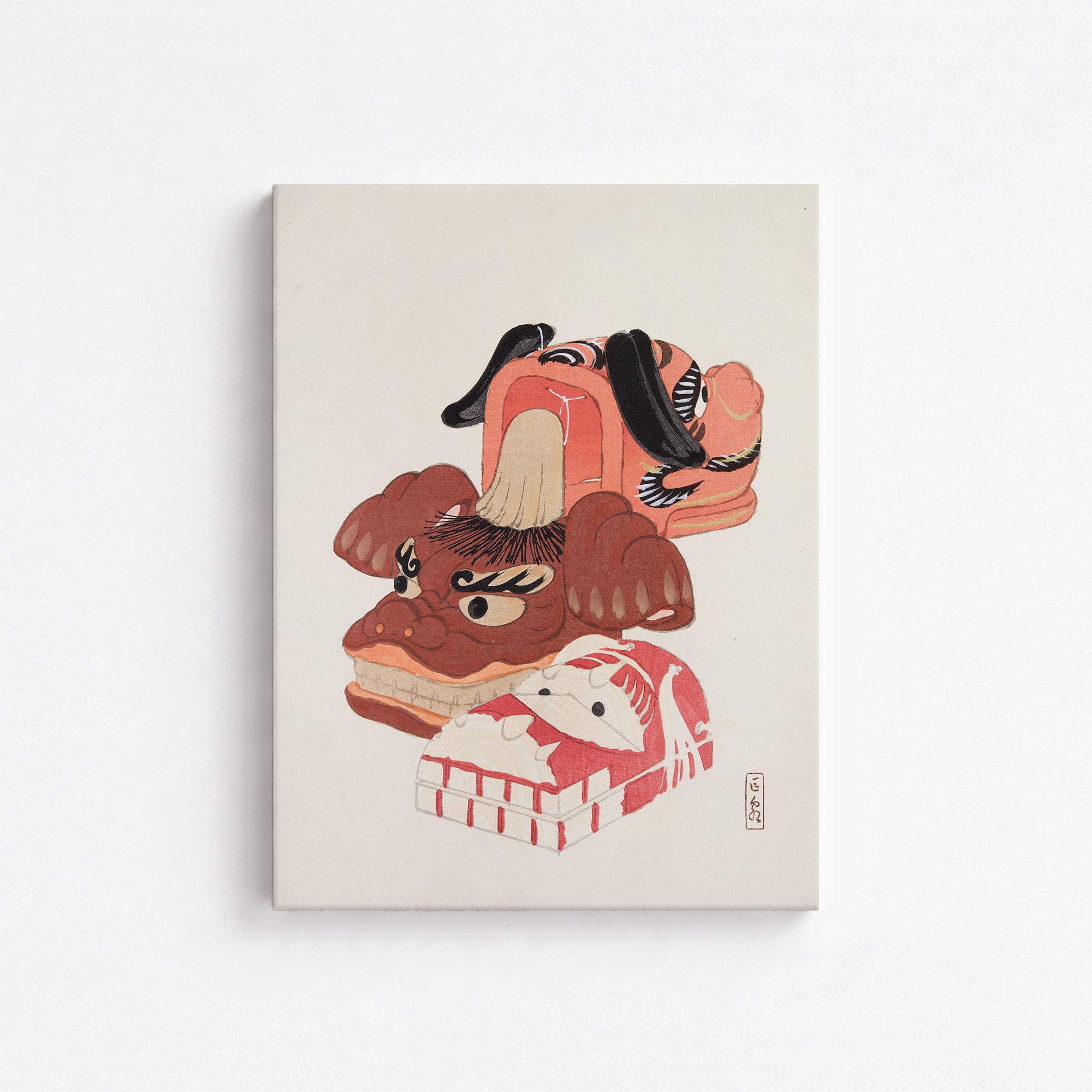 Kyosen’s Collected Illustrations of Japanese Toys Nr. 18 ("Ancient Spirit Guardians")