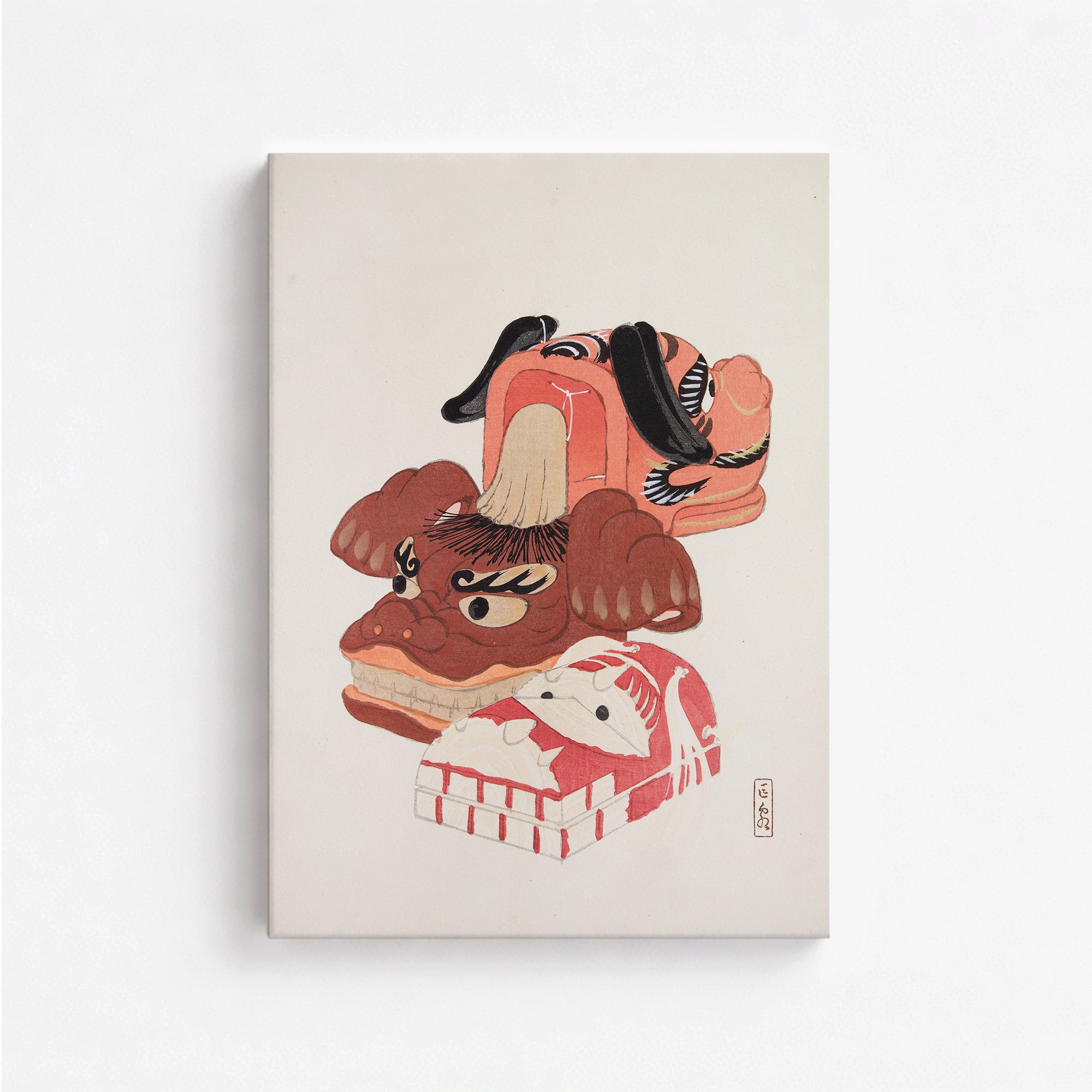 Kyosen’s Collected Illustrations of Japanese Toys Nr. 18 ("Ancient Spirit Guardians")