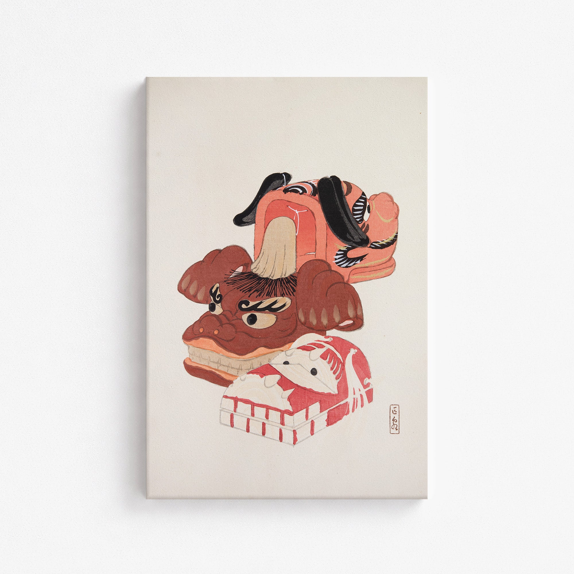Kyosen’s Collected Illustrations of Japanese Toys Nr. 18 ("Ancient Spirit Guardians")