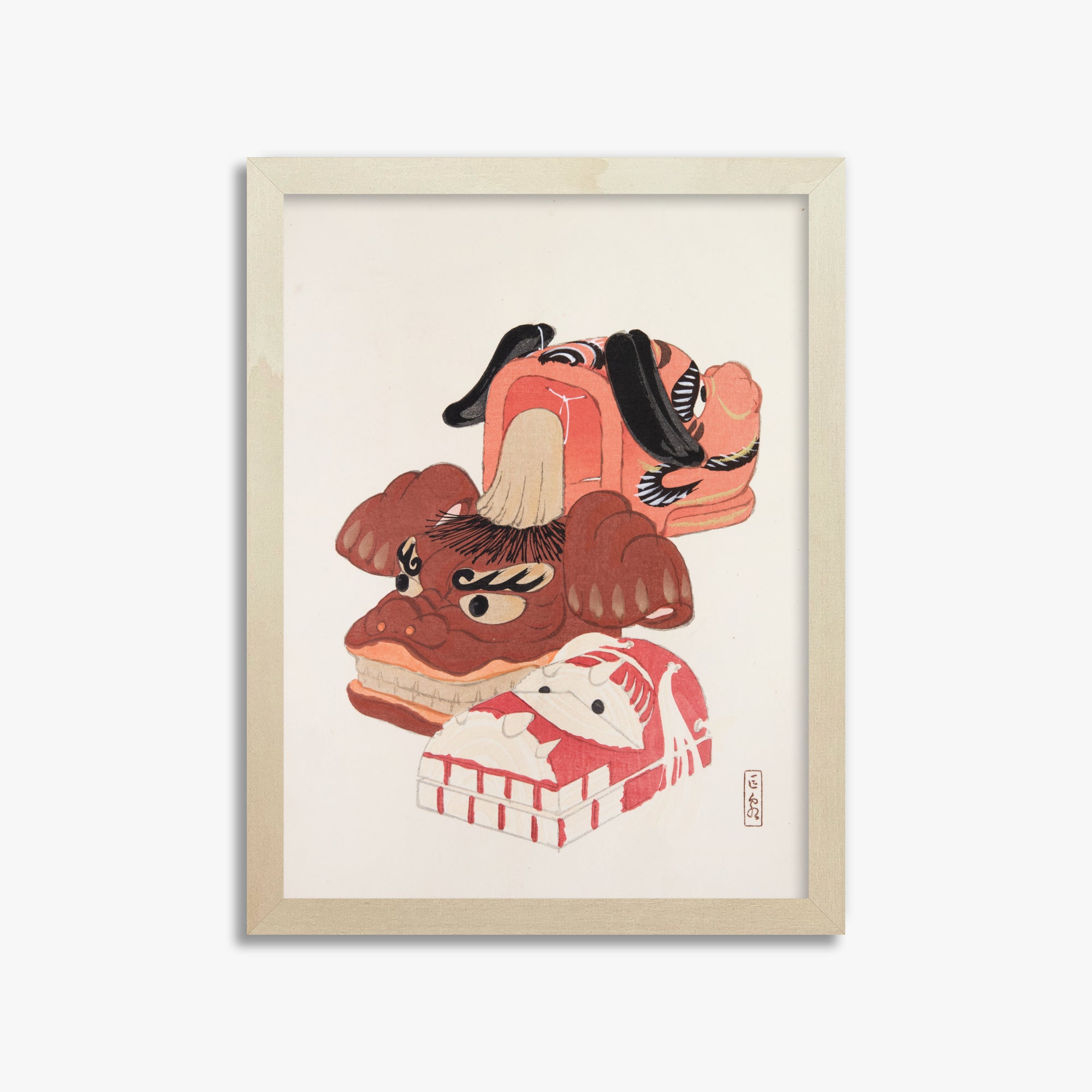Kyosen's Collected Illustrations of Japanese Toys Nr. 18 ("Ancient Spirit Guardians")