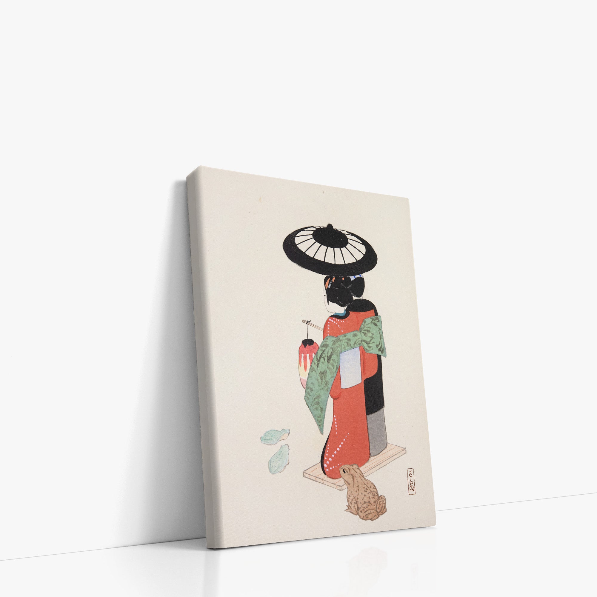 Kyosen’s Collected Illustrations of Japanese Toys Nr. 20 ("Serene Geisha Garden")