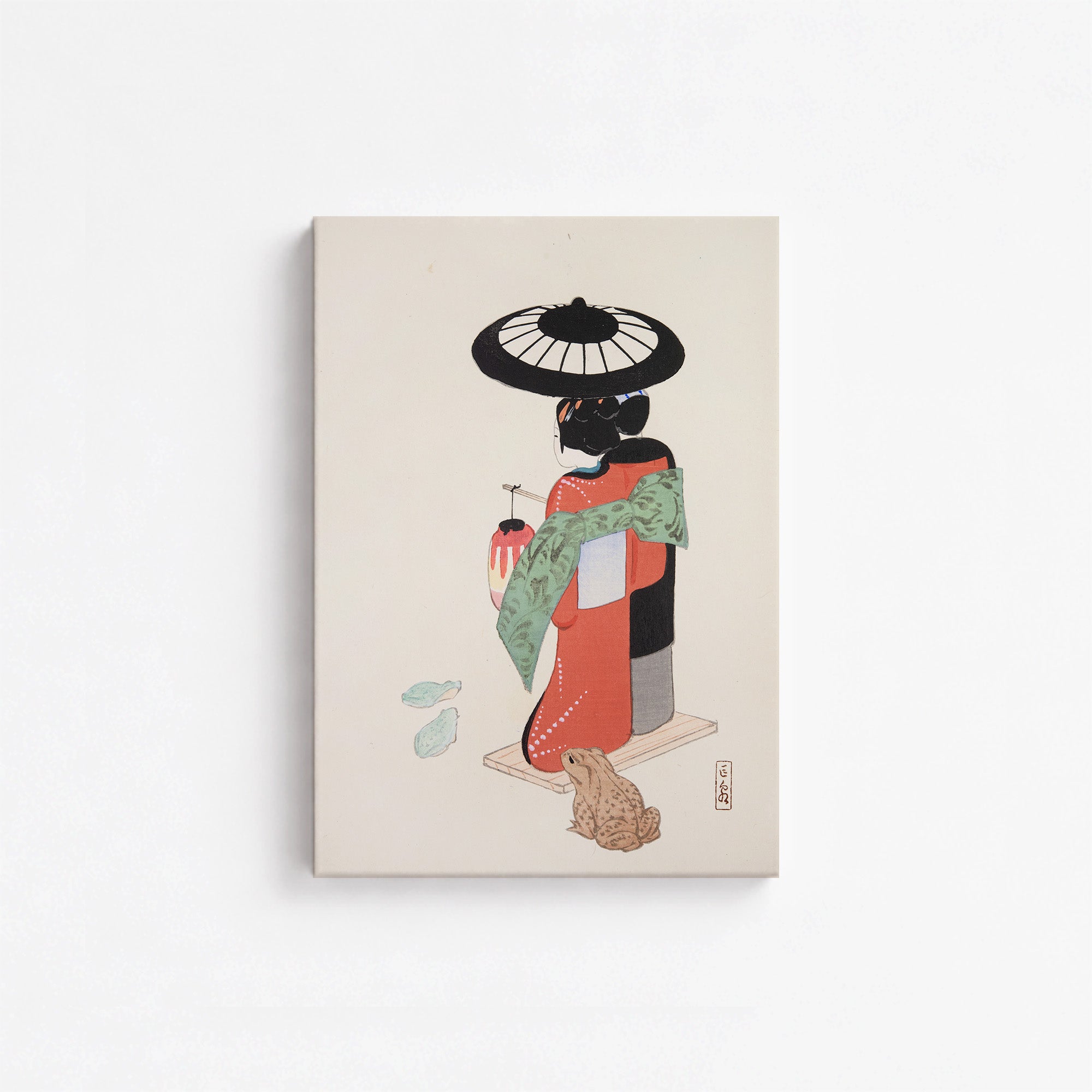 Kyosen’s Collected Illustrations of Japanese Toys Nr. 20 ("Serene Geisha Garden")