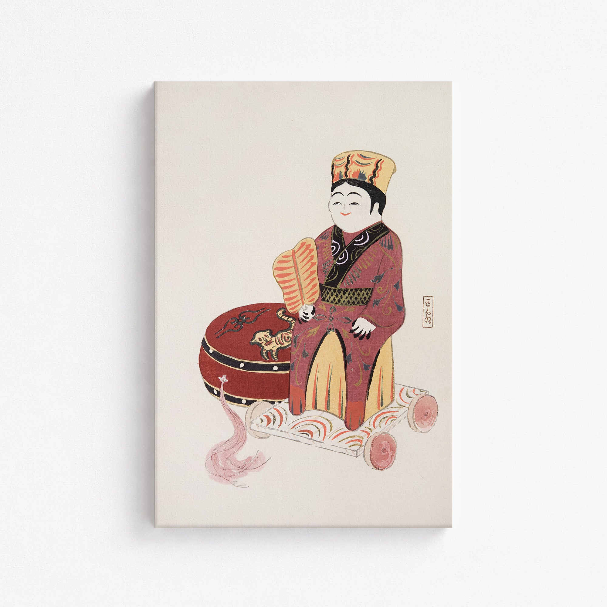 Kyosen's Collected Illustrations of Japanese Toys Nr. 22 ("Serene Journey Through Ancient Traditions")