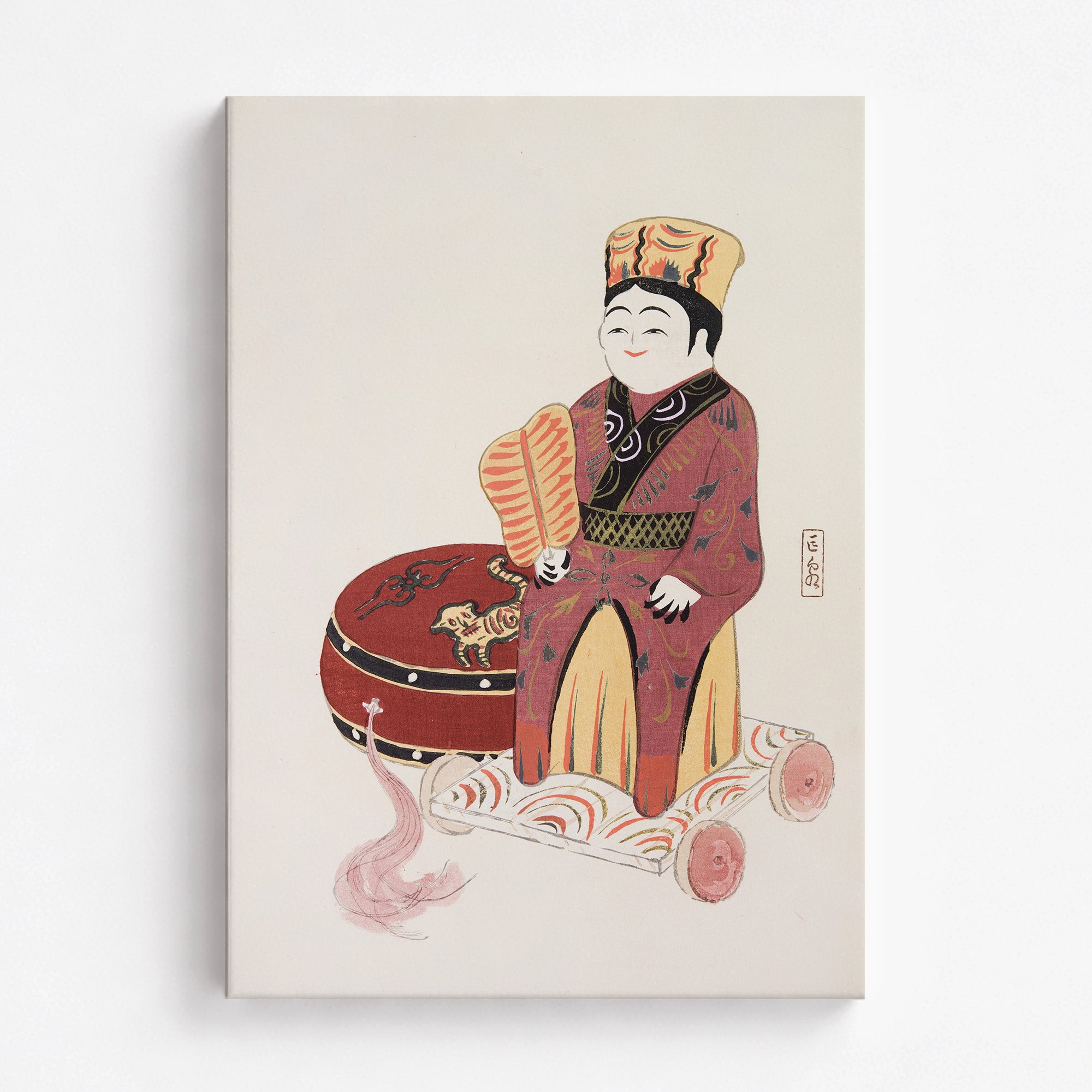 Kyosen's Collected Illustrations of Japanese Toys Nr. 22 ("Serene Journey Through Ancient Traditions")