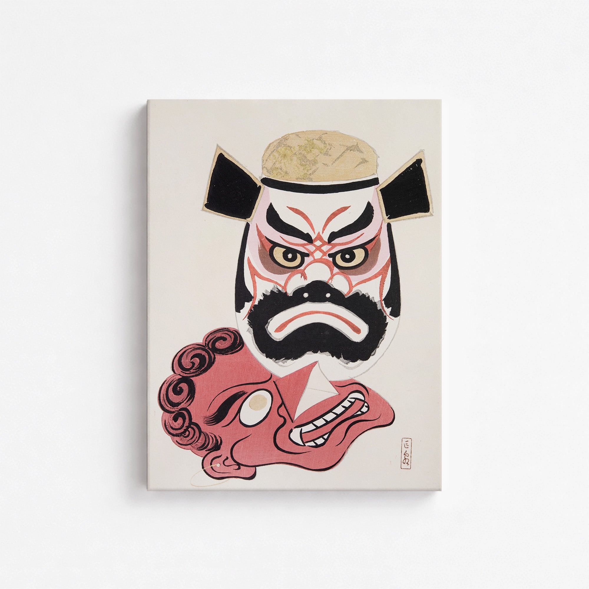Kyosen’s Collected Illustrations of Japanese Toys Nr. 24 ("Kabuki Warrior Spirit")