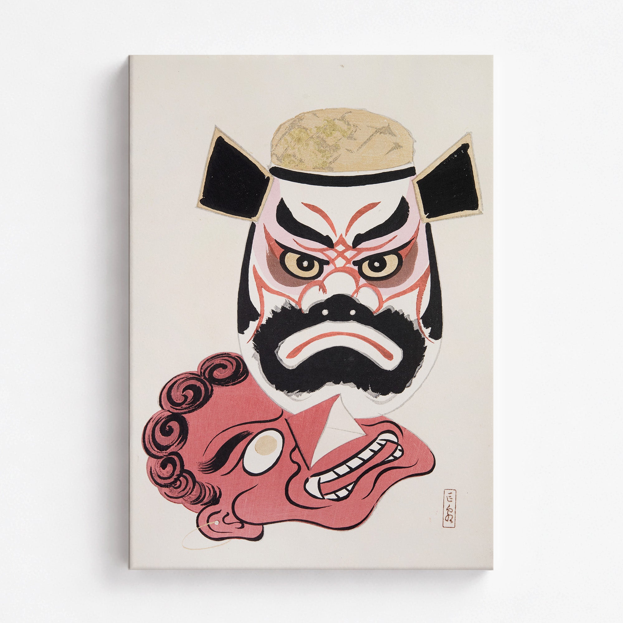 Kyosen’s Collected Illustrations of Japanese Toys Nr. 24 ("Kabuki Warrior Spirit")