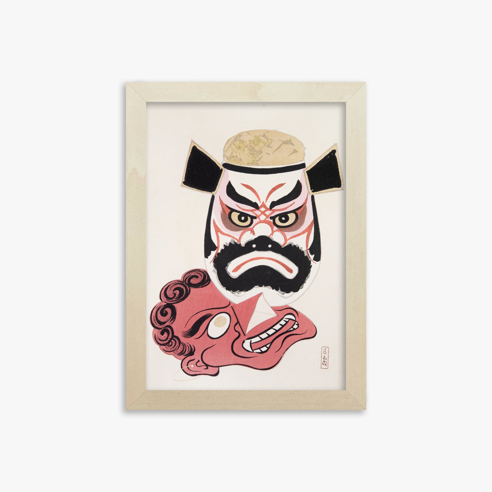 Kyosen's Collected Illustrations of Japanese Toys Nr. 24 ("Kabuki Warrior Spirit")