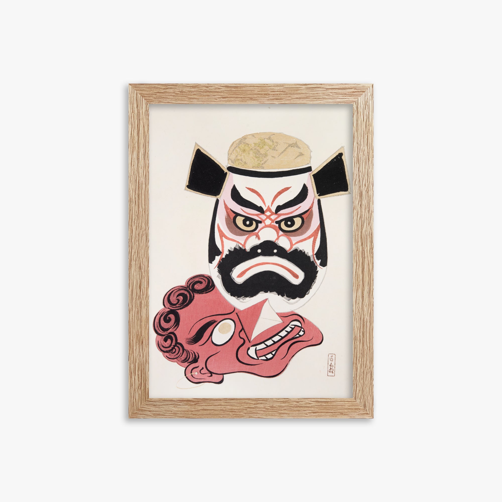 Kyosen's Collected Illustrations of Japanese Toys Nr. 24 ("Kabuki Warrior Spirit")
