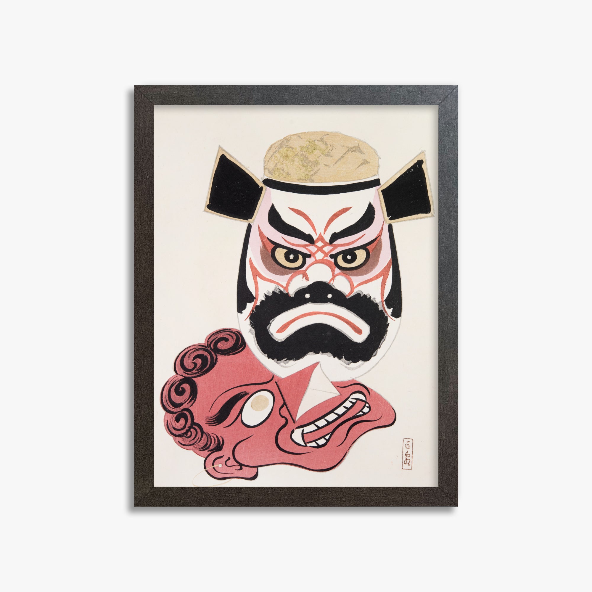 Kyosen's Collected Illustrations of Japanese Toys Nr. 24 ("Kabuki Warrior Spirit")