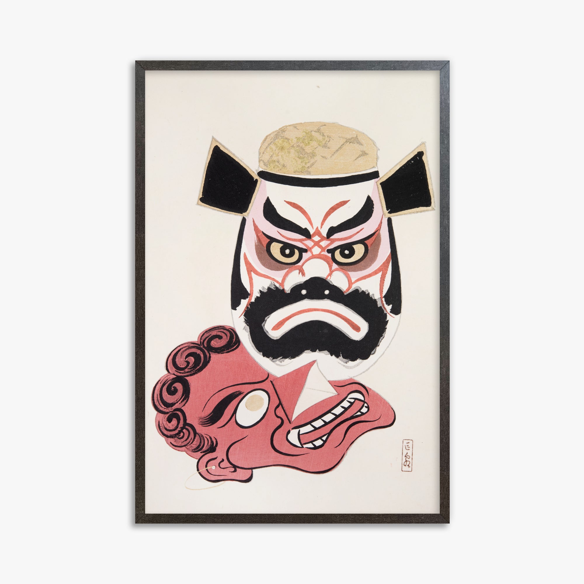 Kyosen's Collected Illustrations of Japanese Toys Nr. 24 ("Kabuki Warrior Spirit")