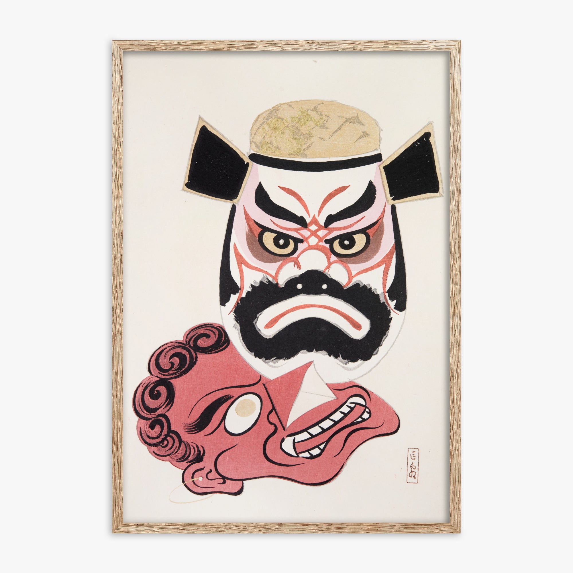 Kyosen's Collected Illustrations of Japanese Toys Nr. 24 ("Kabuki Warrior Spirit")