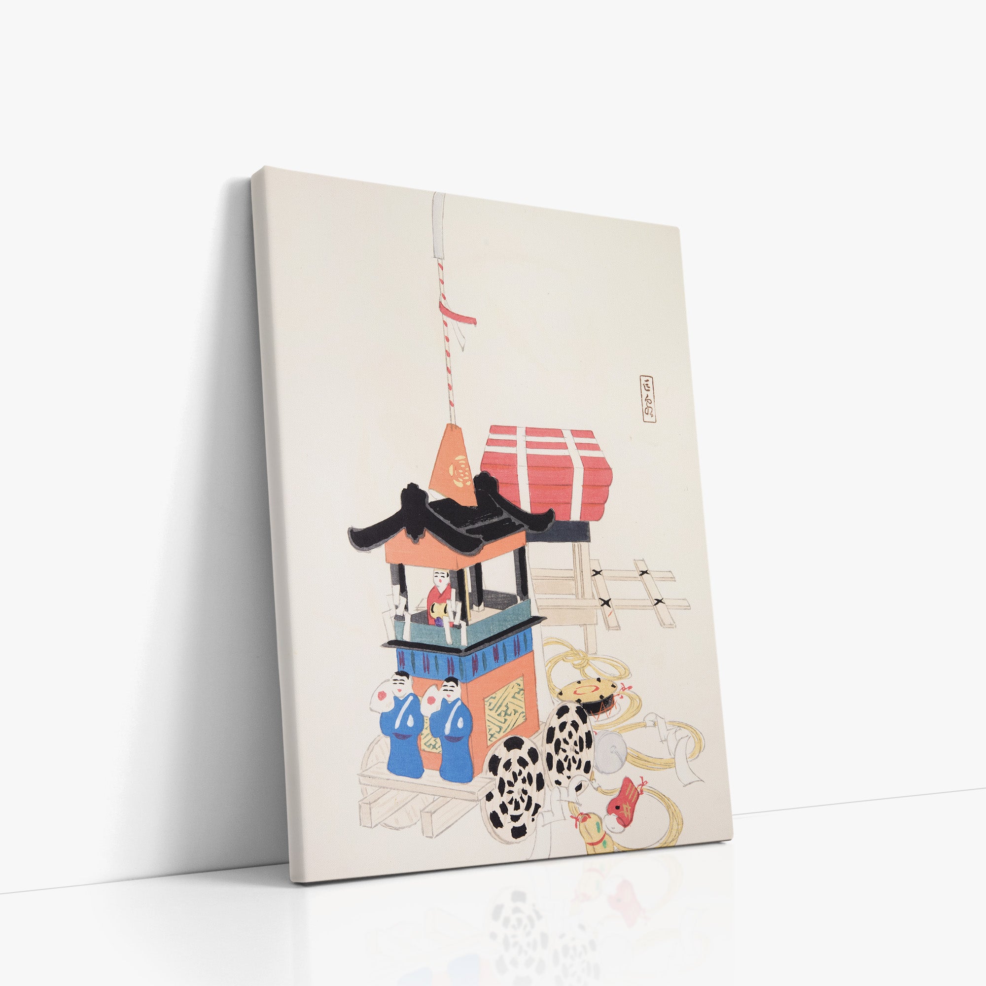 Kyosen's Collected Illustrations of Japanese Toys Nr. 26 ("Ancient Festival Procession")