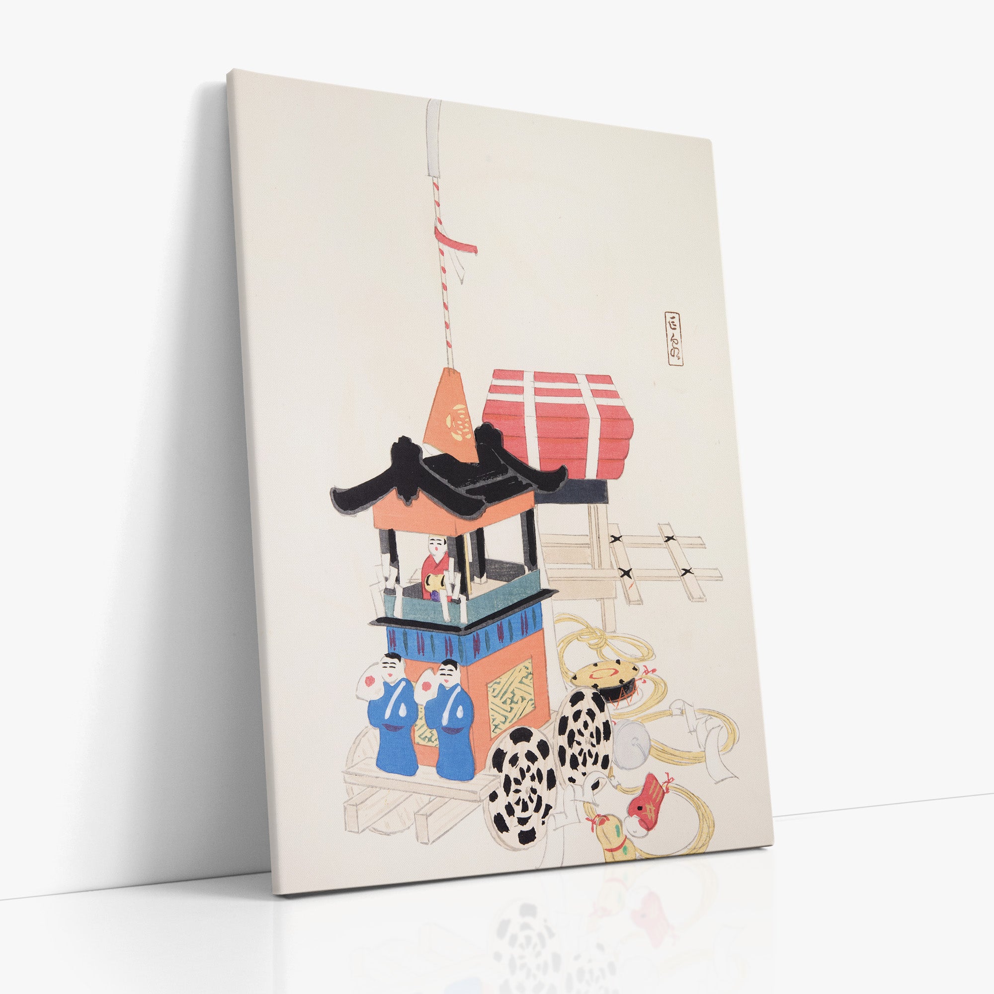 Kyosen's Collected Illustrations of Japanese Toys Nr. 26 ("Ancient Festival Procession")