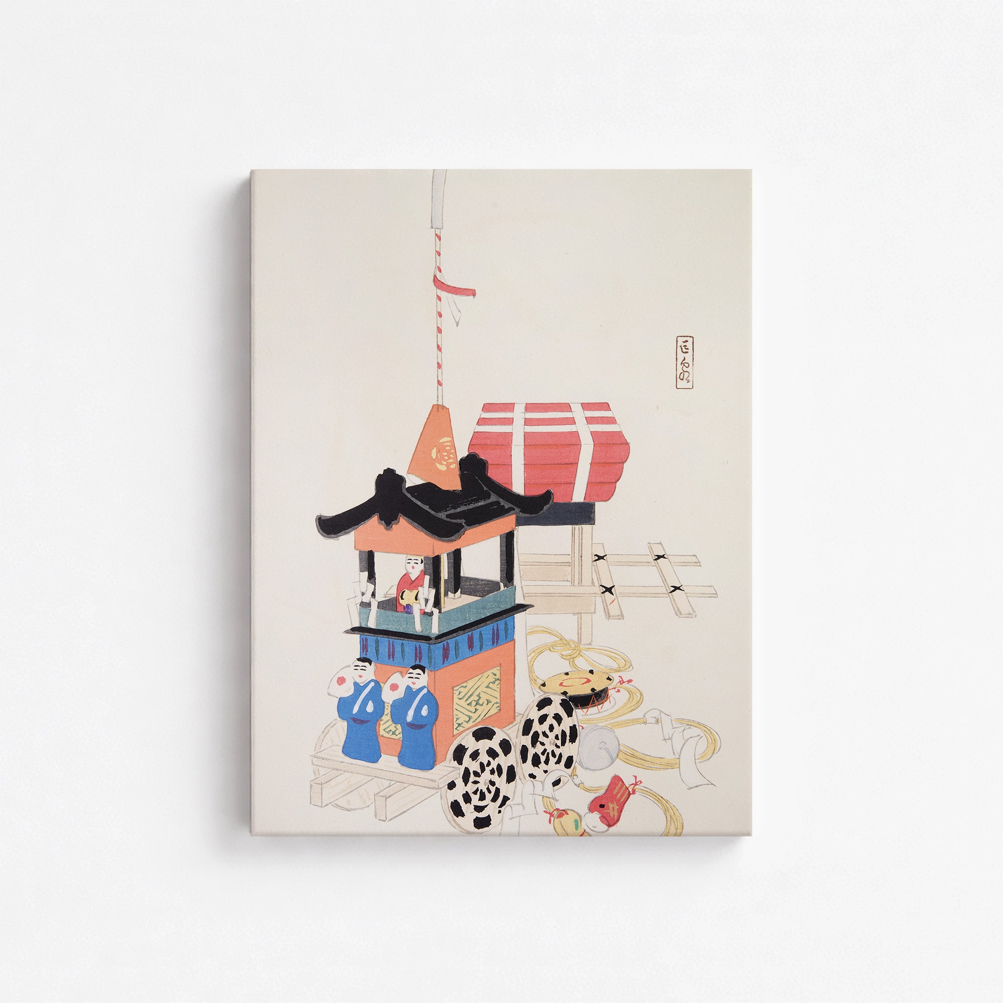 Kyosen's Collected Illustrations of Japanese Toys Nr. 26 ("Ancient Festival Procession")