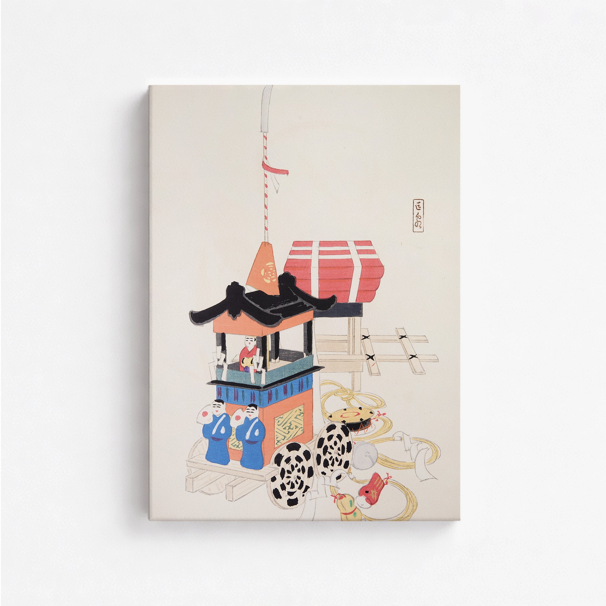 Kyosen's Collected Illustrations of Japanese Toys Nr. 26 ("Ancient Festival Procession")