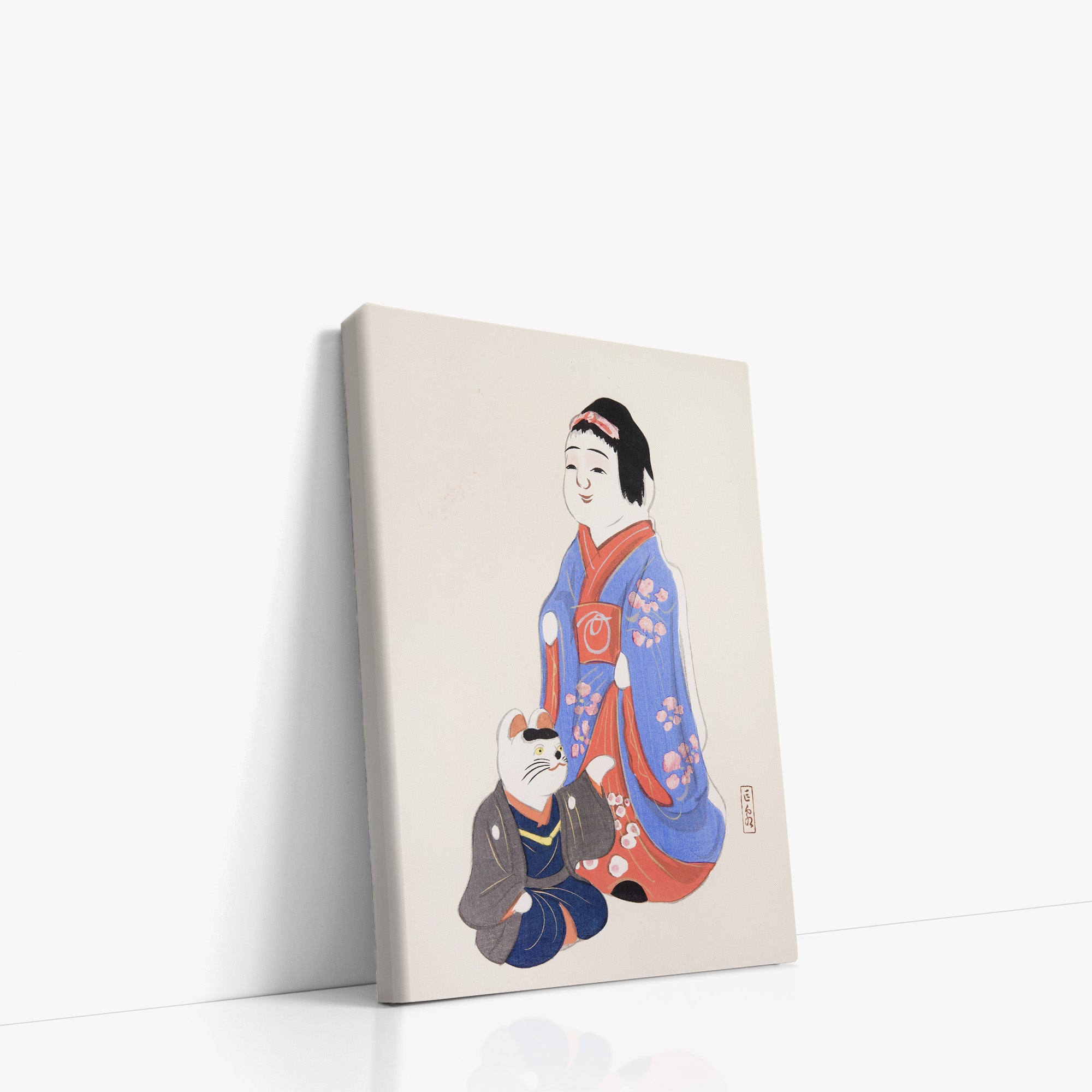 Kyosen’s Collected Illustrations of Japanese Toys Nr. 29 ("Serene Blossom Kimono")