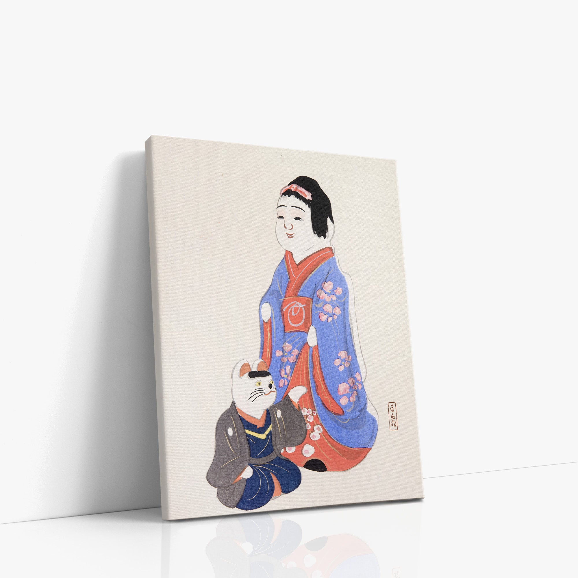 Kyosen’s Collected Illustrations of Japanese Toys Nr. 29 ("Serene Blossom Kimono")