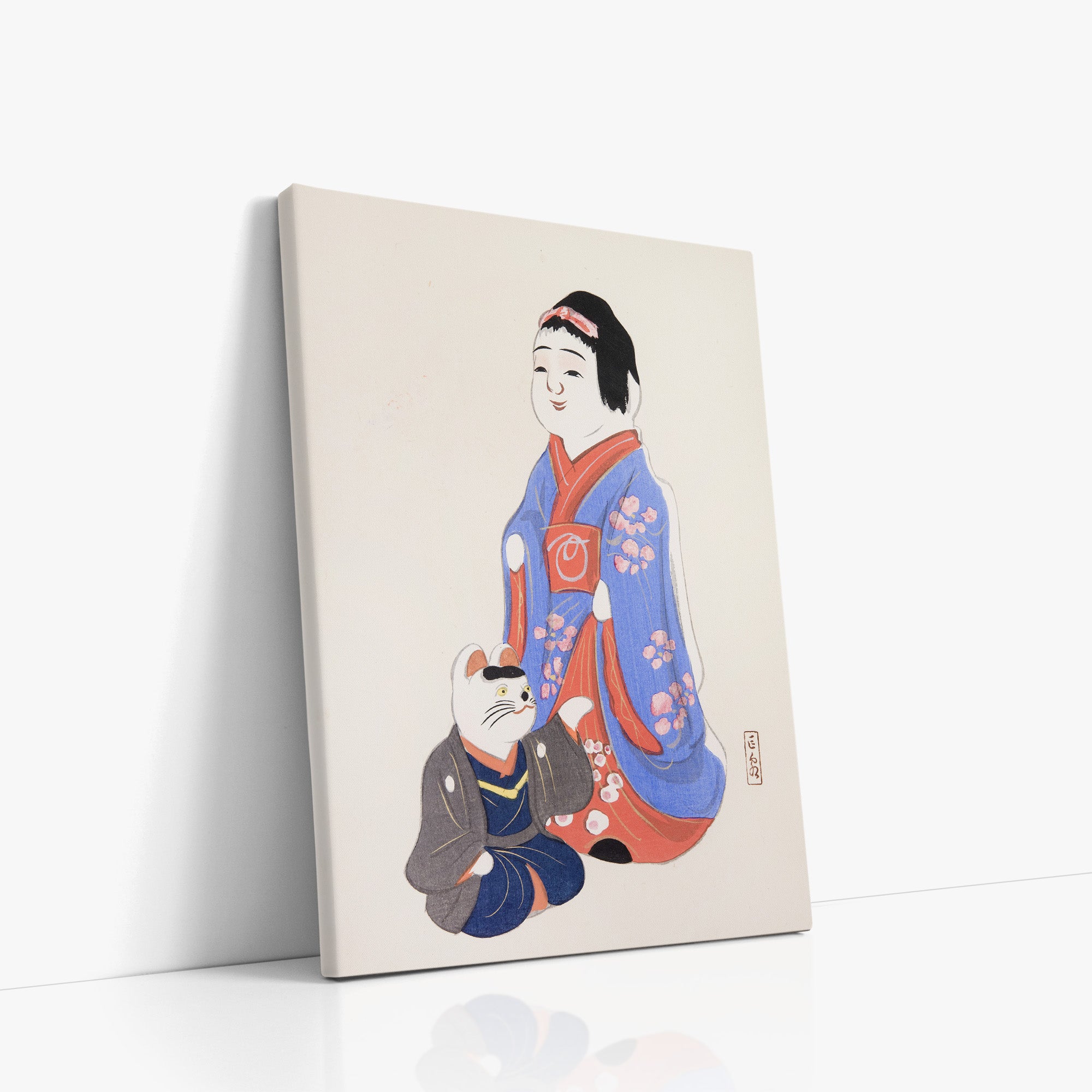 Kyosen’s Collected Illustrations of Japanese Toys Nr. 29 ("Serene Blossom Kimono")