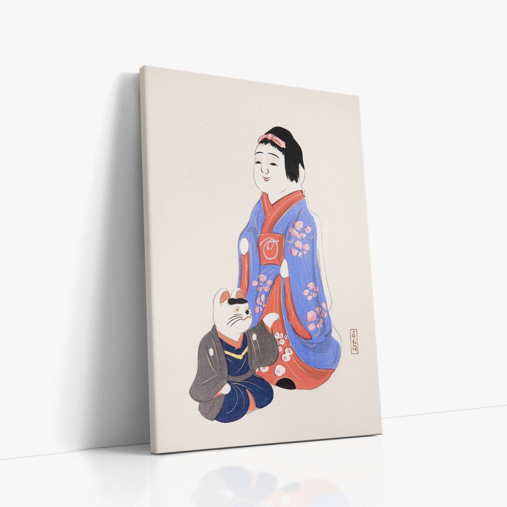 Kyosen’s Collected Illustrations of Japanese Toys Nr. 29 ("Serene Blossom Kimono")