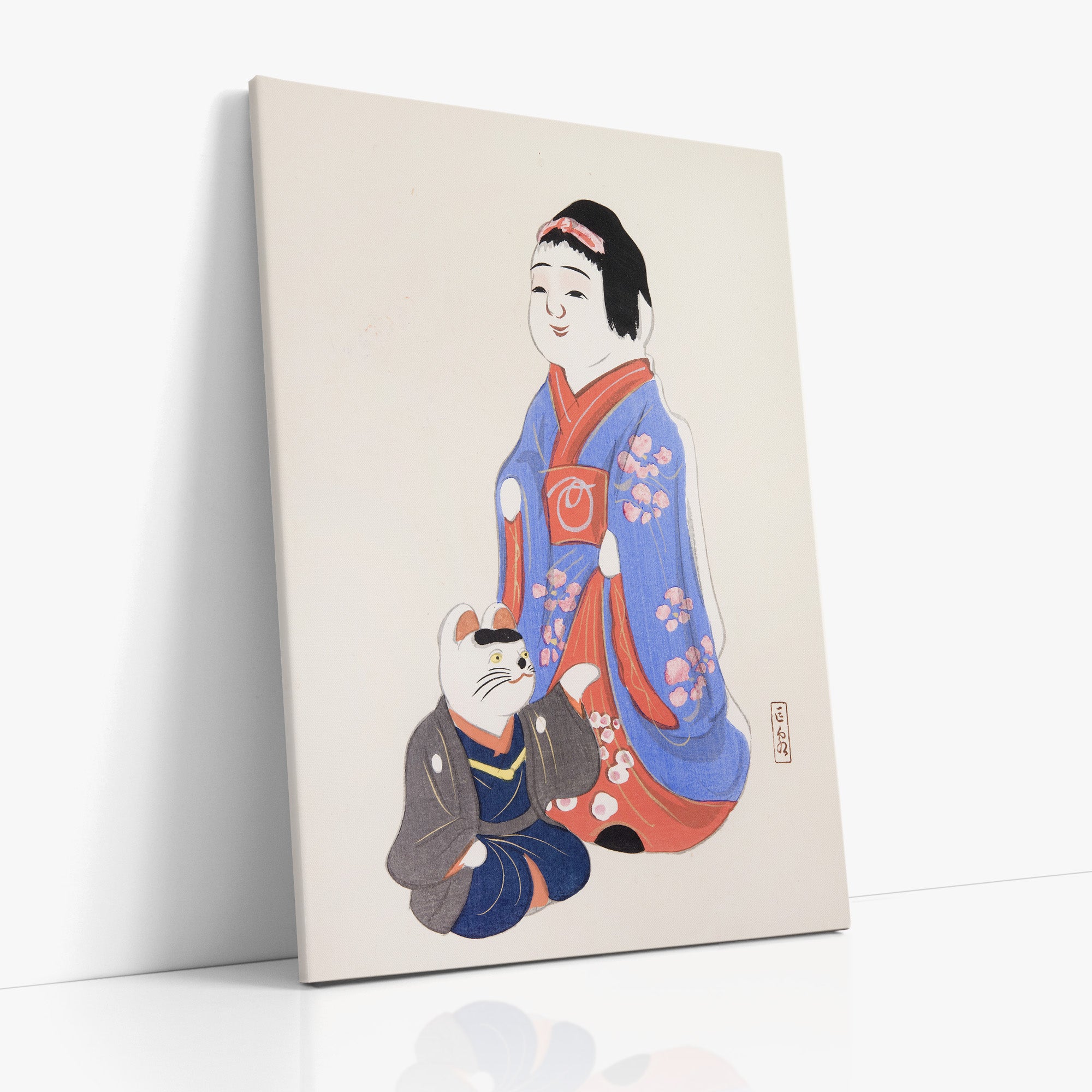Kyosen’s Collected Illustrations of Japanese Toys Nr. 29 ("Serene Blossom Kimono")