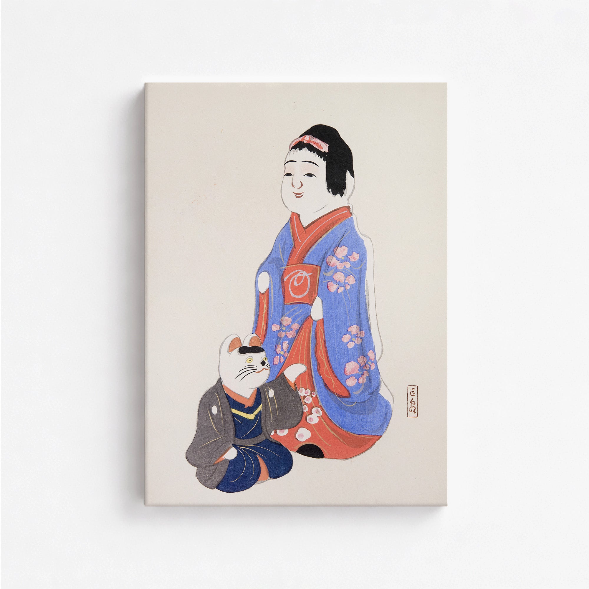 Kyosen’s Collected Illustrations of Japanese Toys Nr. 29 ("Serene Blossom Kimono")