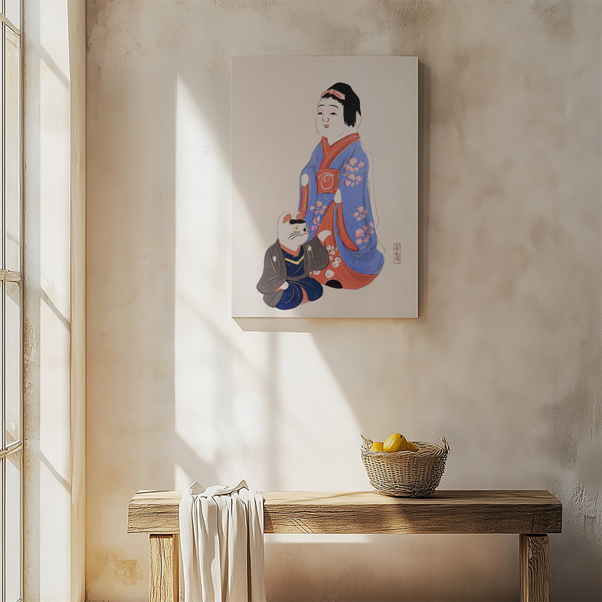 Kyosen’s Collected Illustrations of Japanese Toys Nr. 29 ("Serene Blossom Kimono")