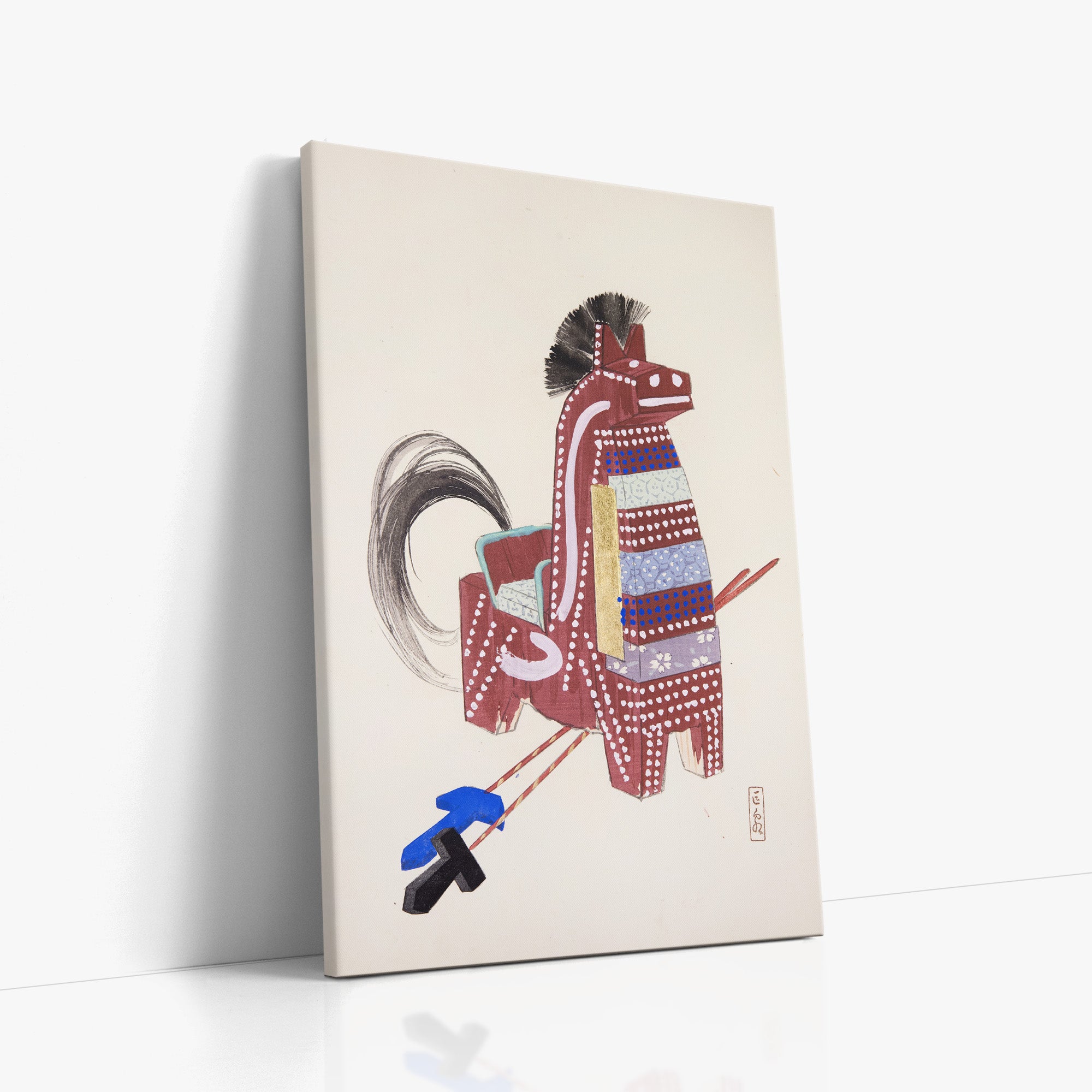 Kyosen's Collected Illustrations of Japanese Toys Nr. 31 ("Ancestral Horse Spirit")