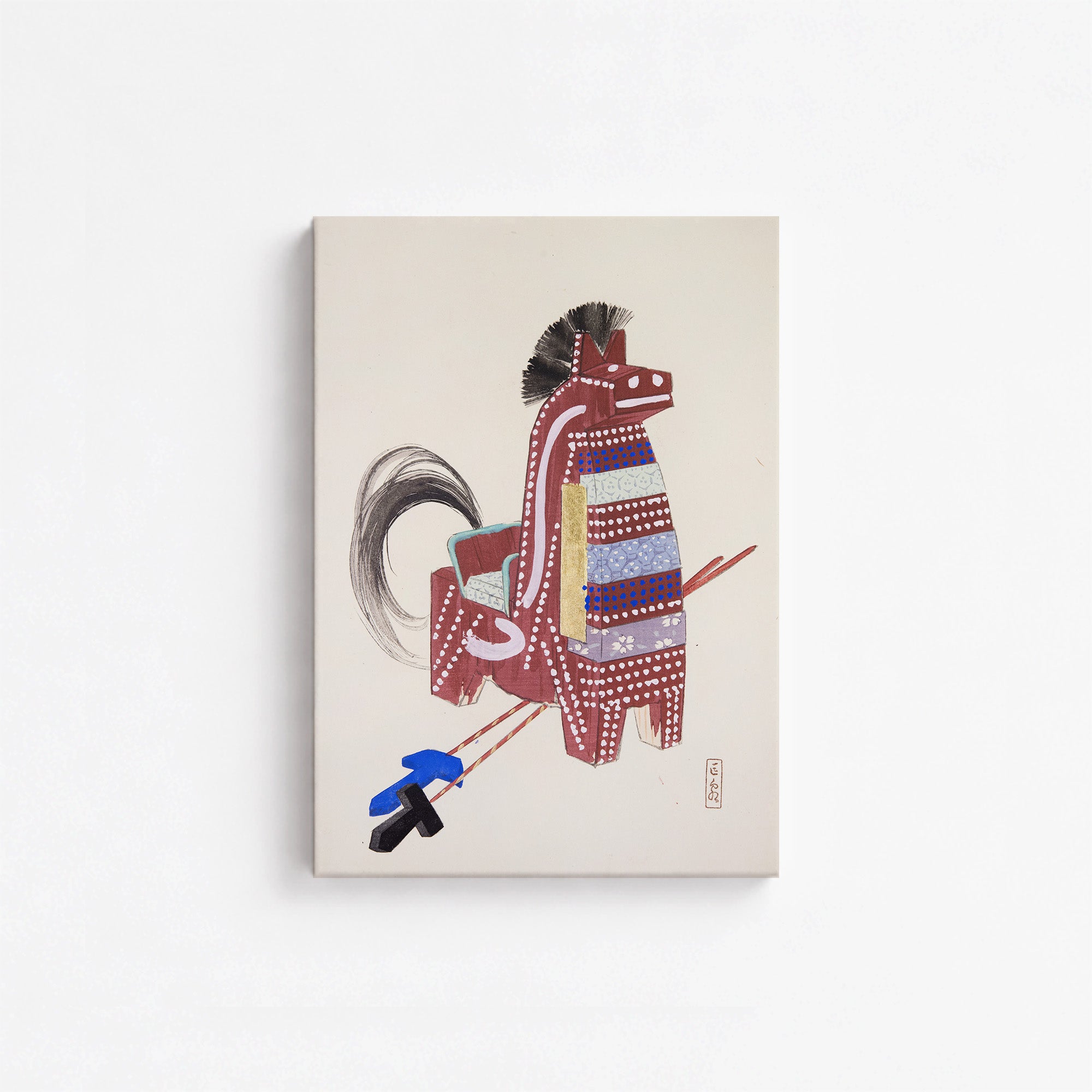 Kyosen's Collected Illustrations of Japanese Toys Nr. 31 ("Ancestral Horse Spirit")